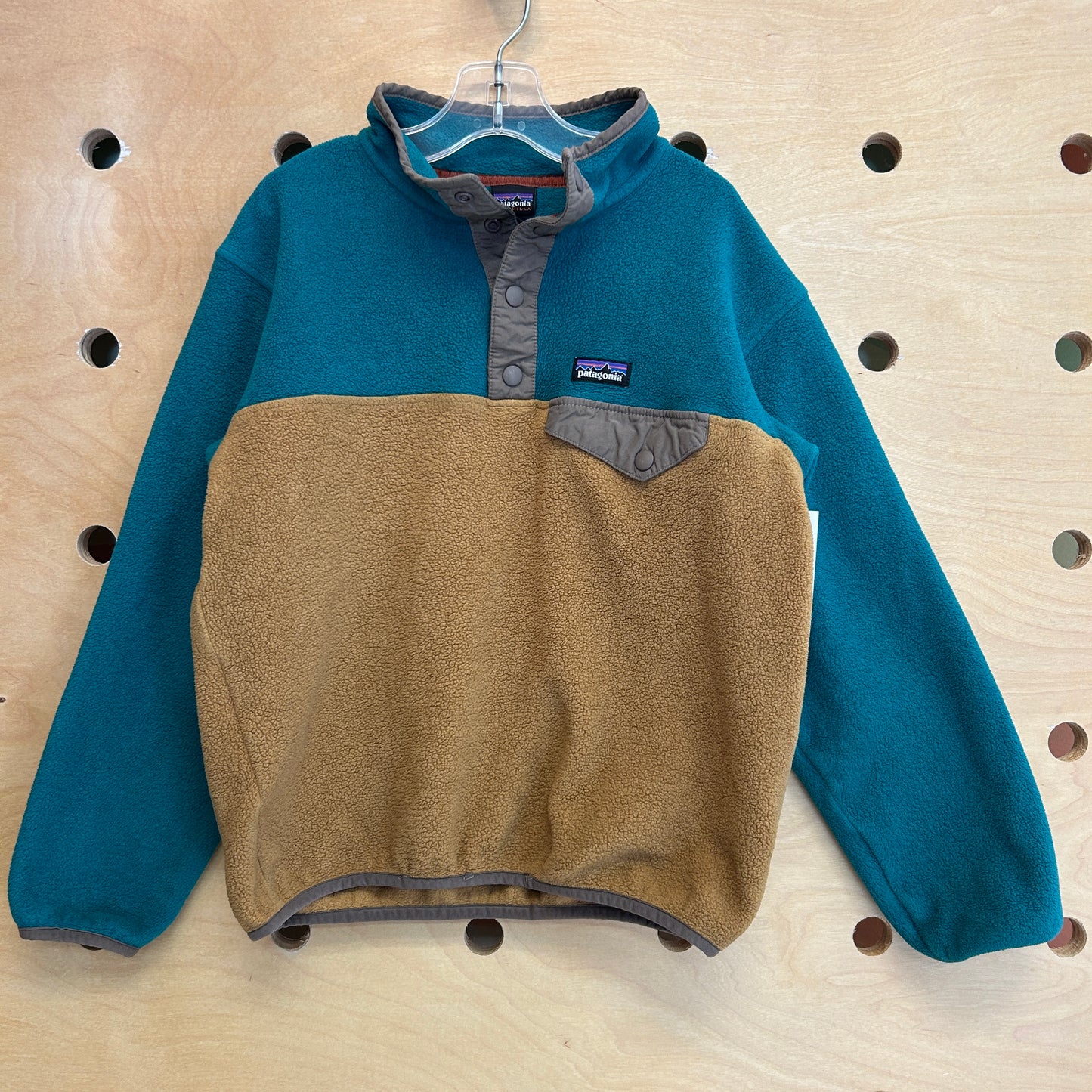 Synchilla Snap-T Pullover Green/Tan