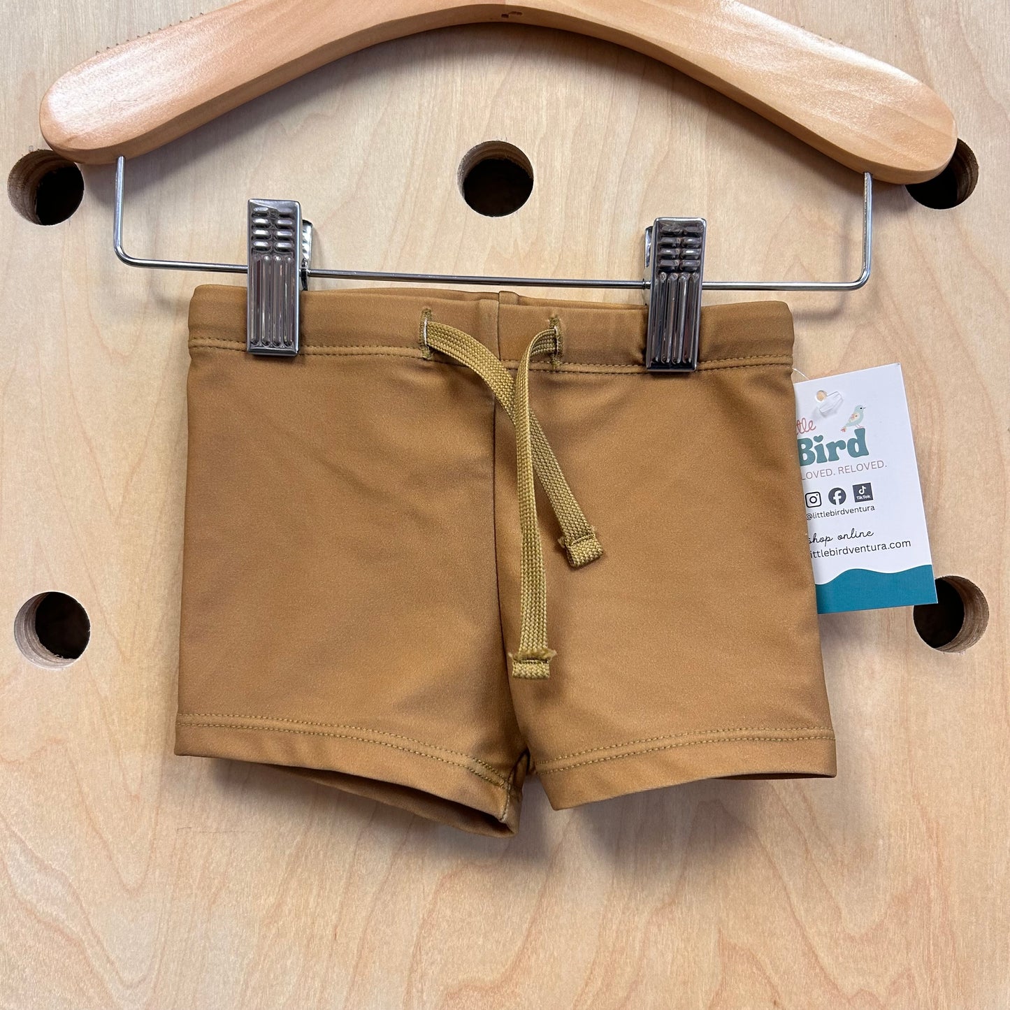Brown Swim Shorts