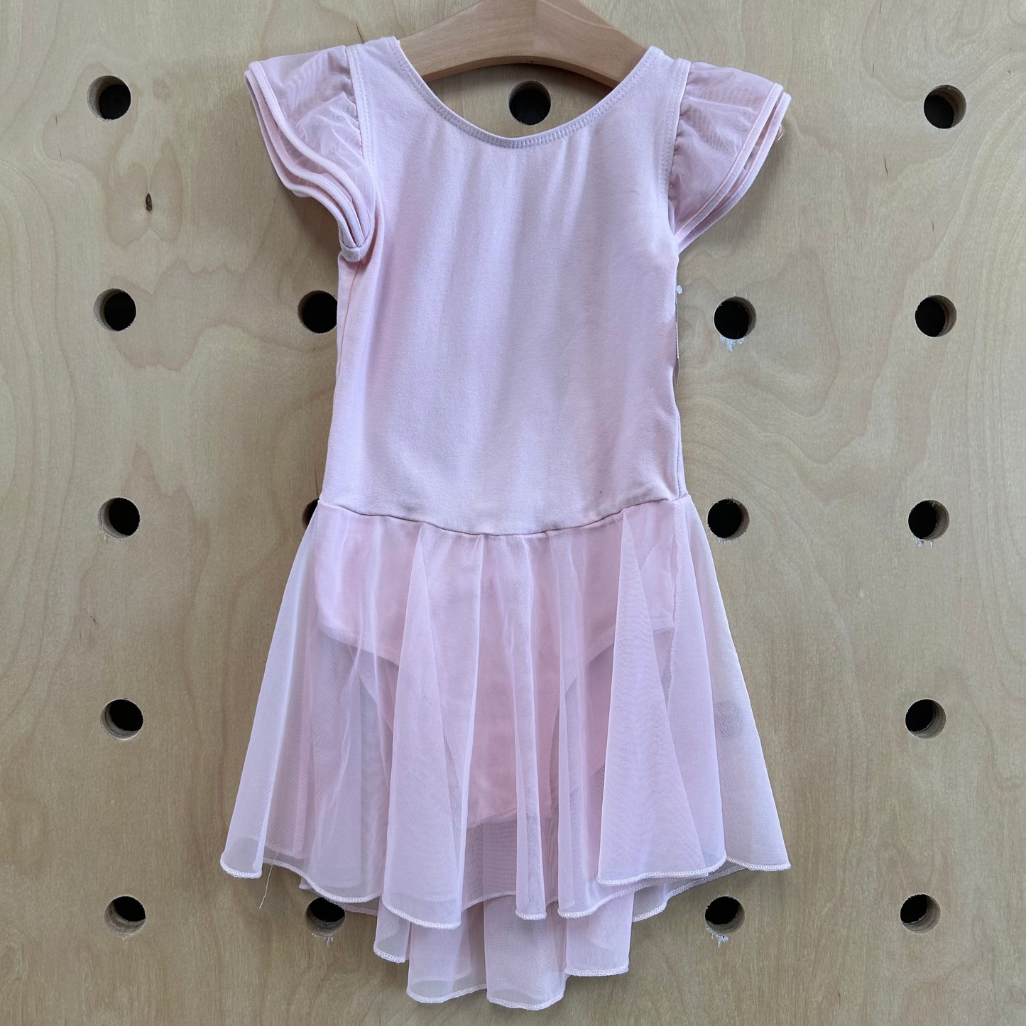 Pink Tulle Skirt Leotard