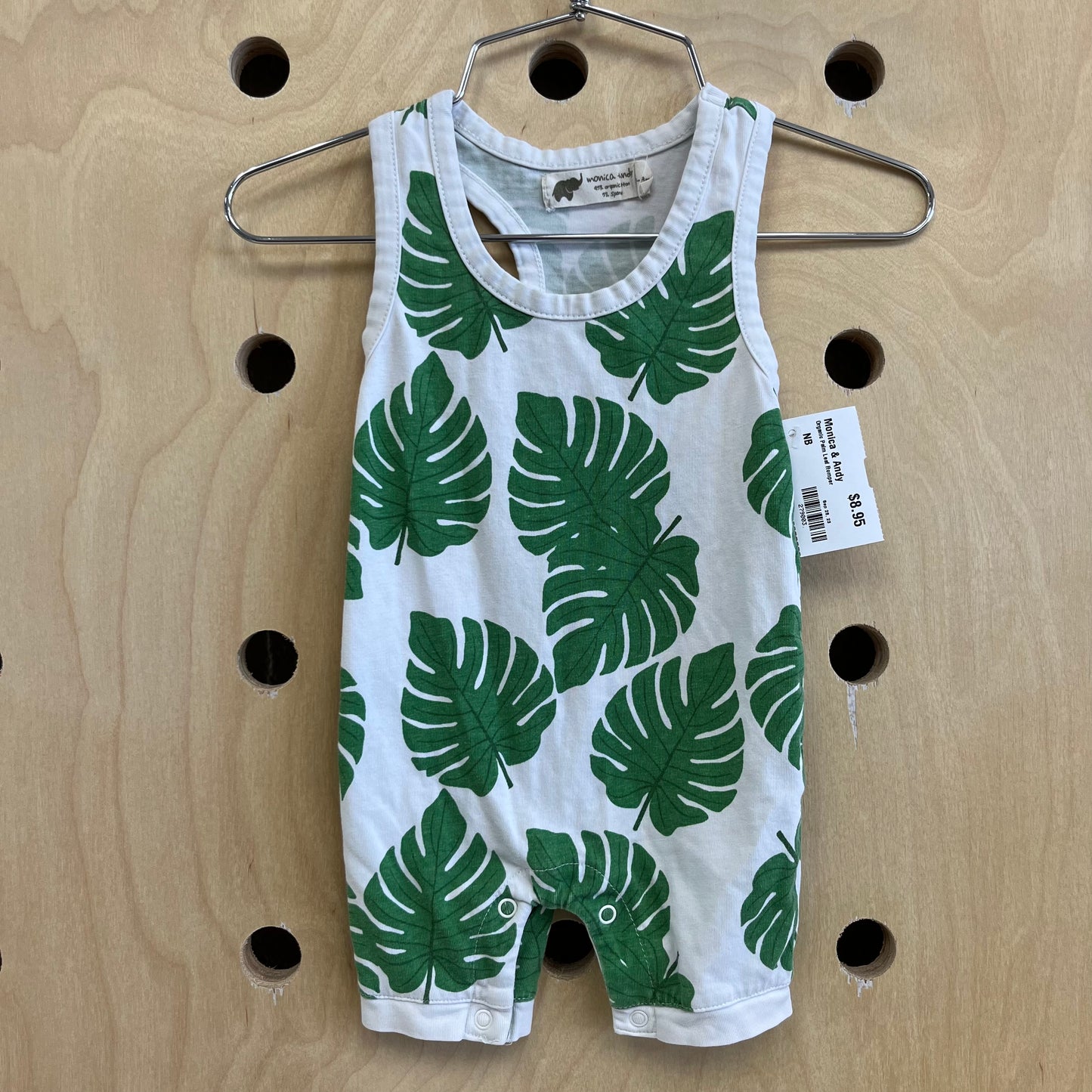 Organic Palm Leaf Romper