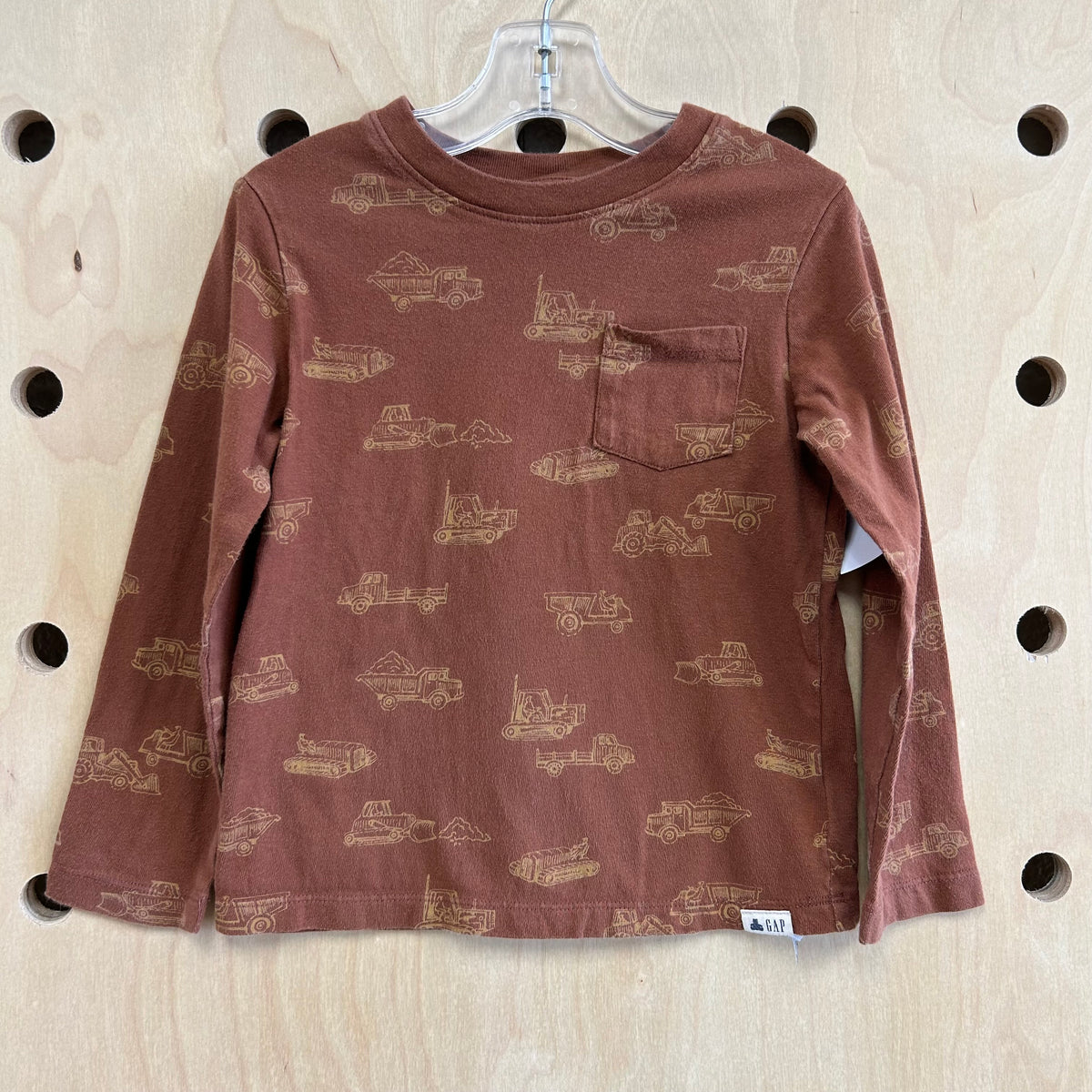Brown Construction LS Shirt