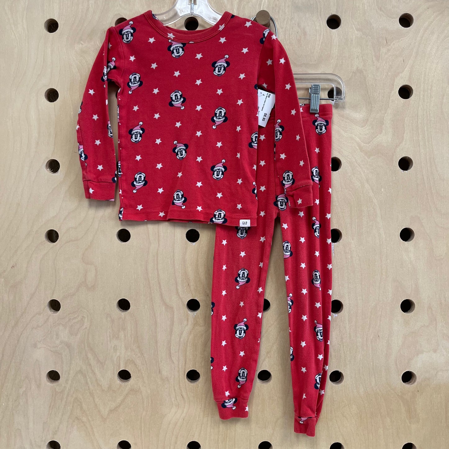 Red Minnie Santa Hat Pajamas