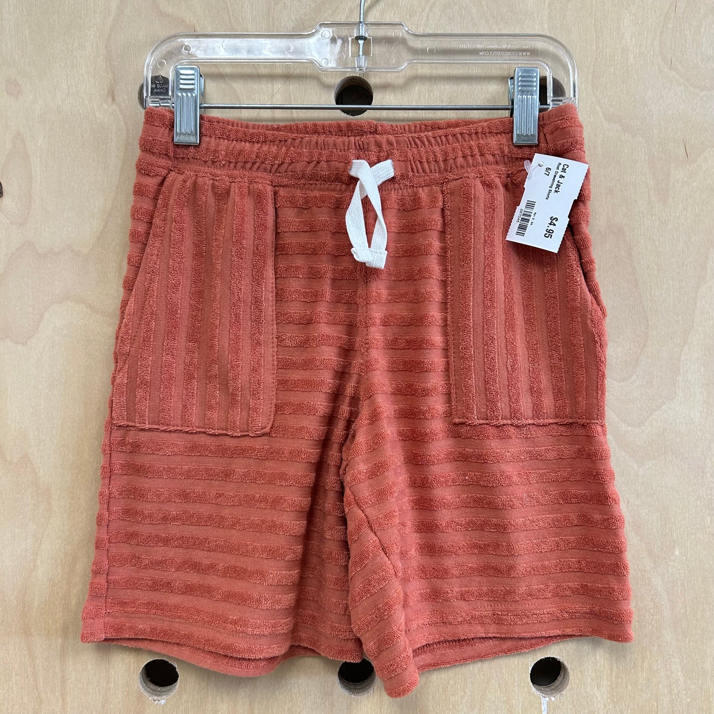 Rust Drawstring Shorts