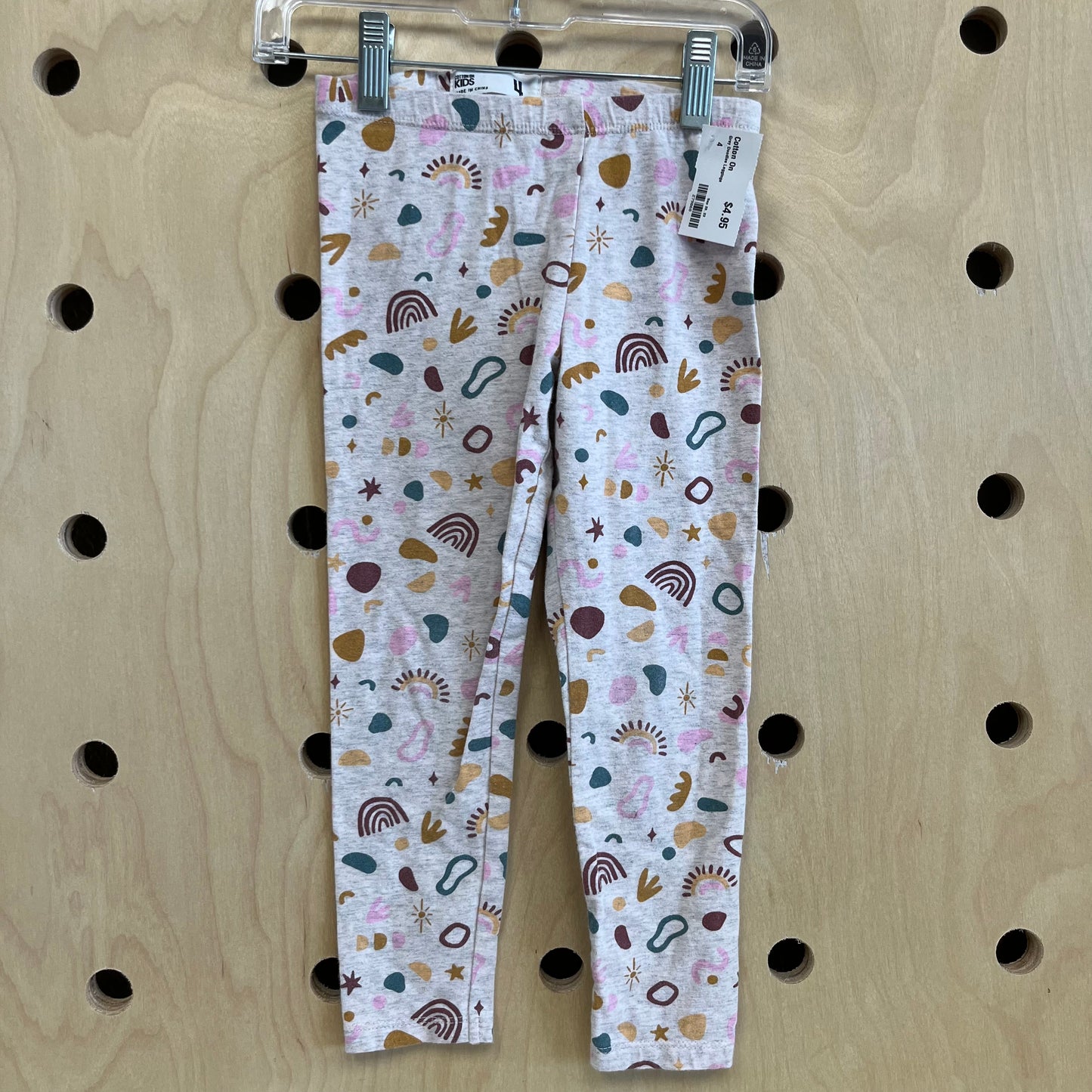 Grey Doodles Leggings