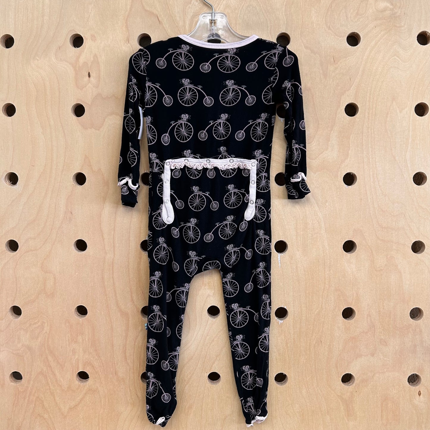 Black + Pink Vintage Bicycles Zippy
