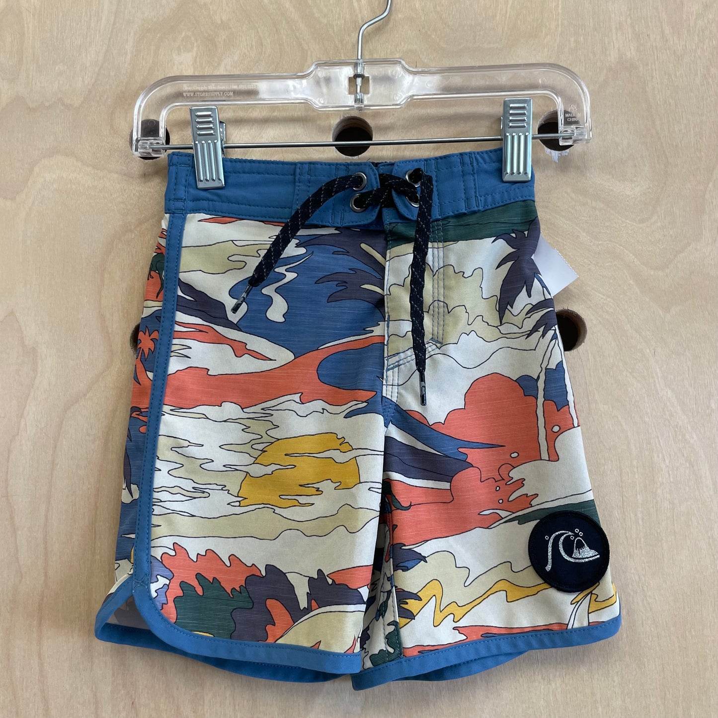 Tropical Scene Swim Board Shorts