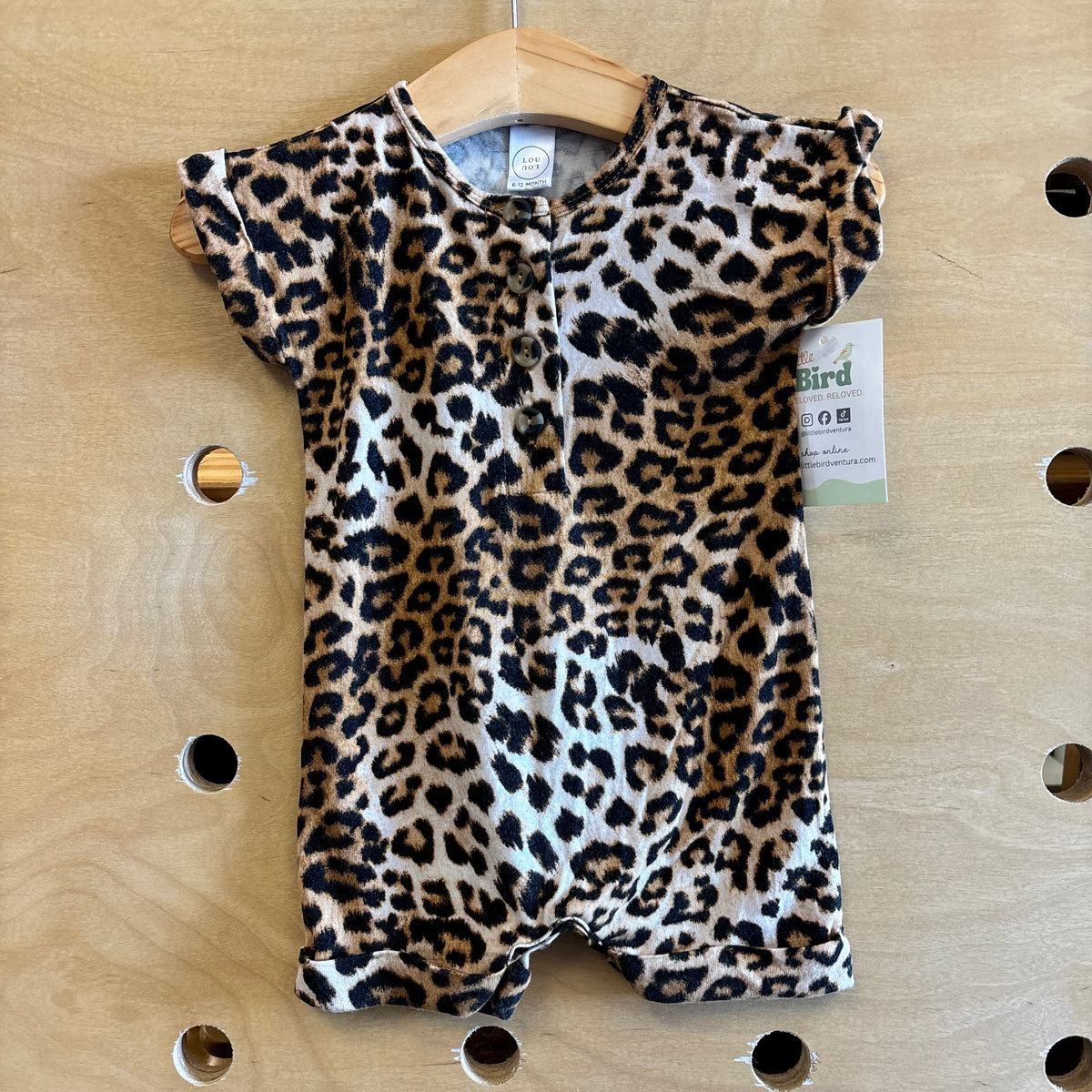 Cheetah Print Romper