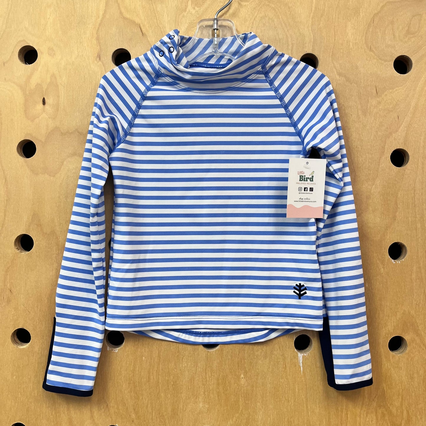 Blue Striped UPF 50+ Sun Shirt