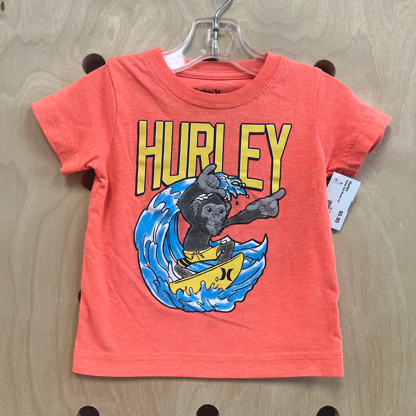 Orange Surf Monkey Tee