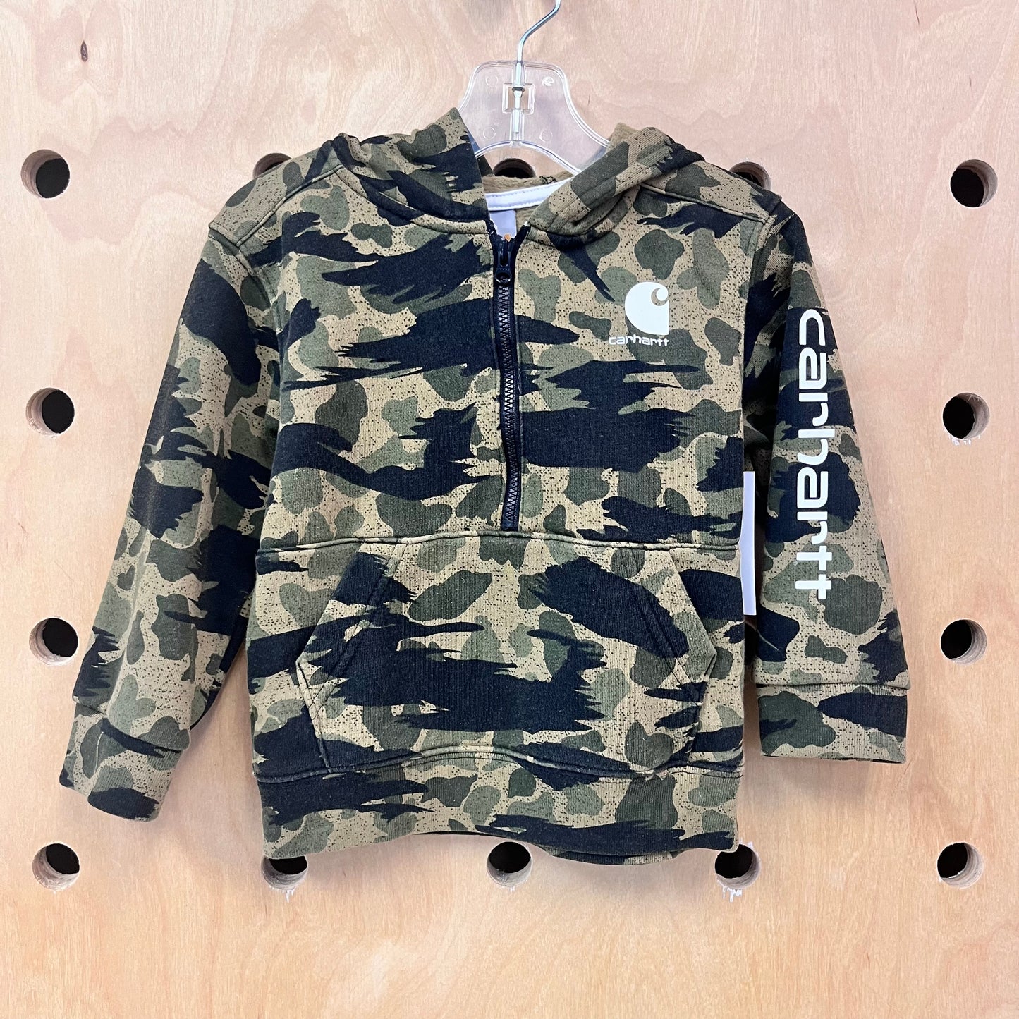 Camo 1/4 Zip Hoodie