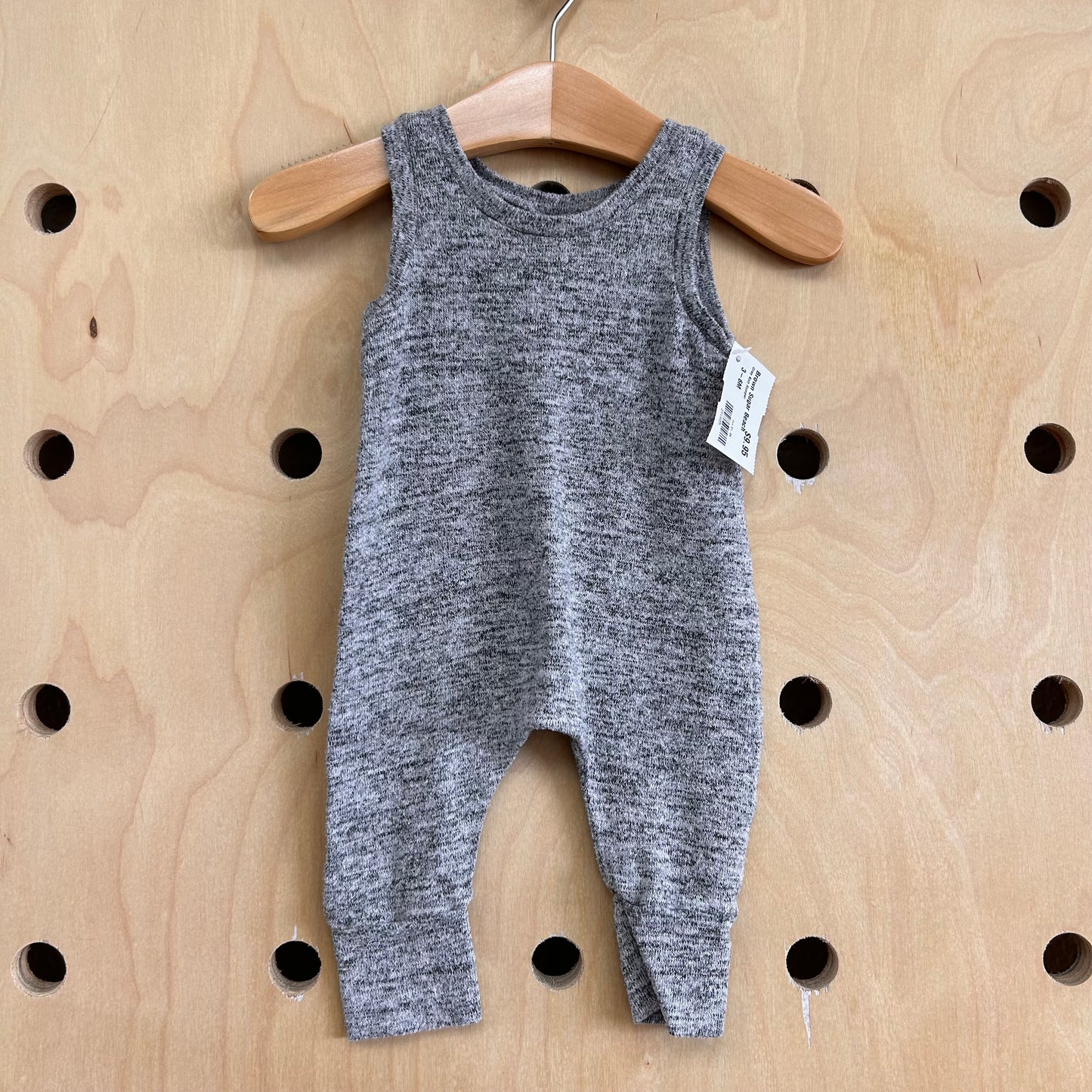 Grey Knit Romper