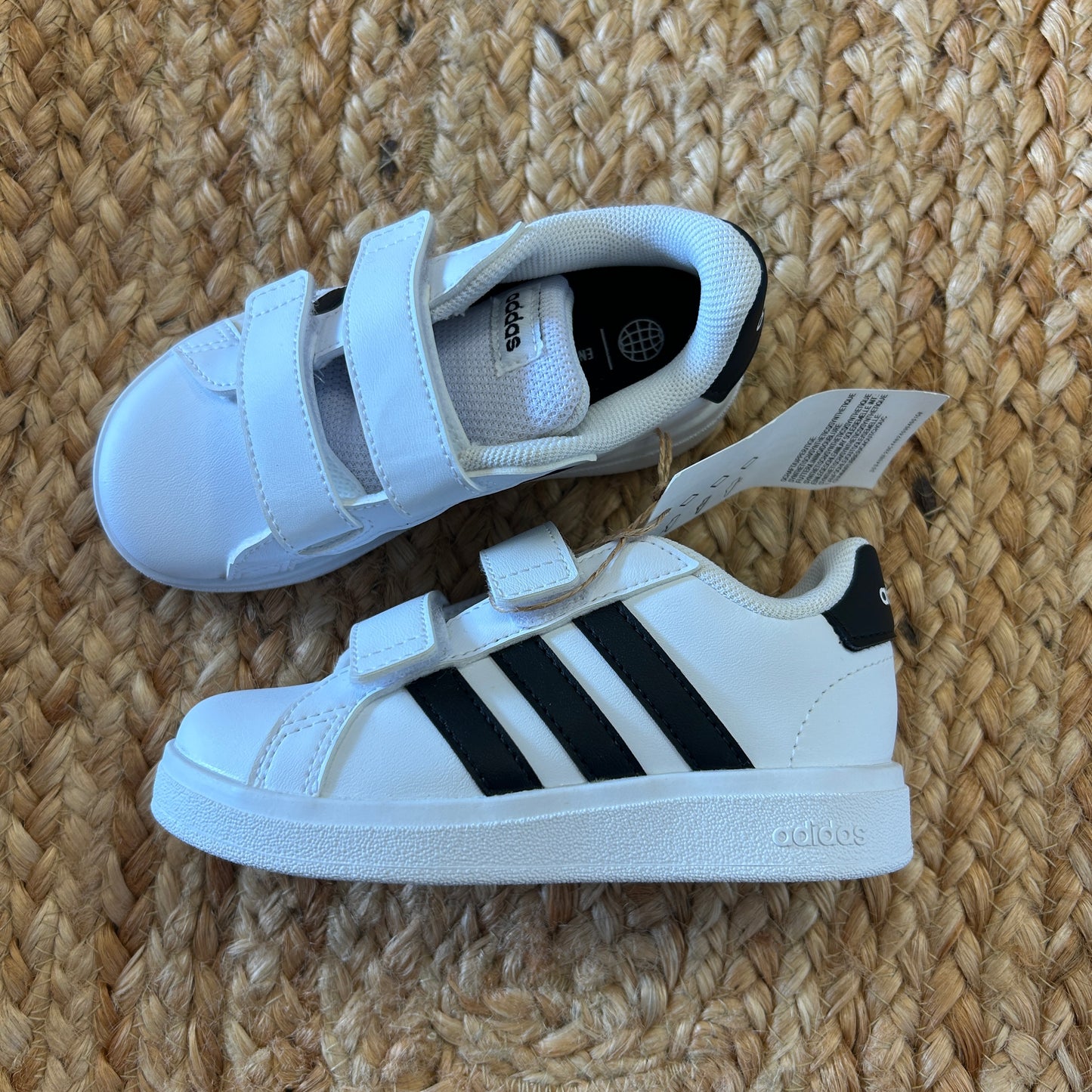 Black/White Grand Court 2.0 Sneakers NEW!
