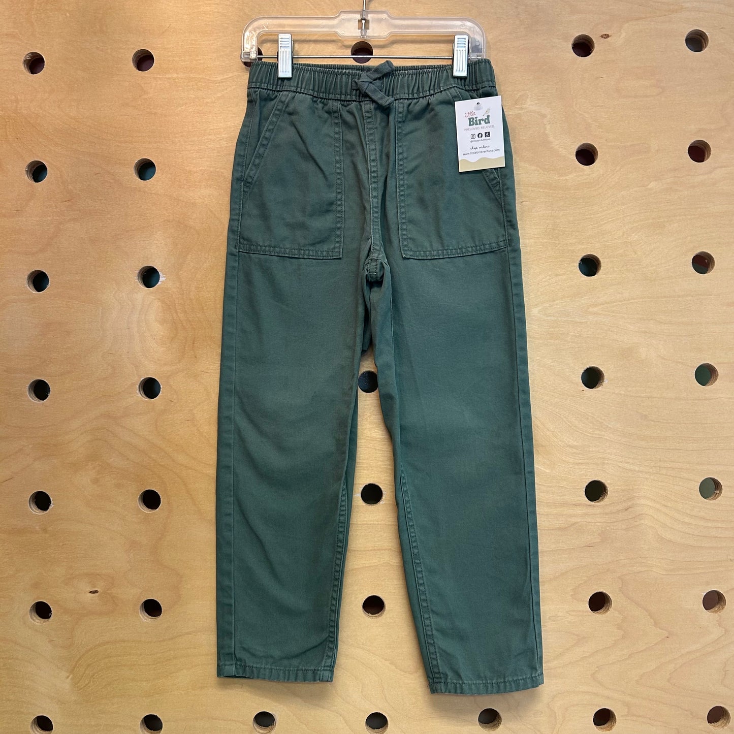 Green Soft Straight Leg Denim
