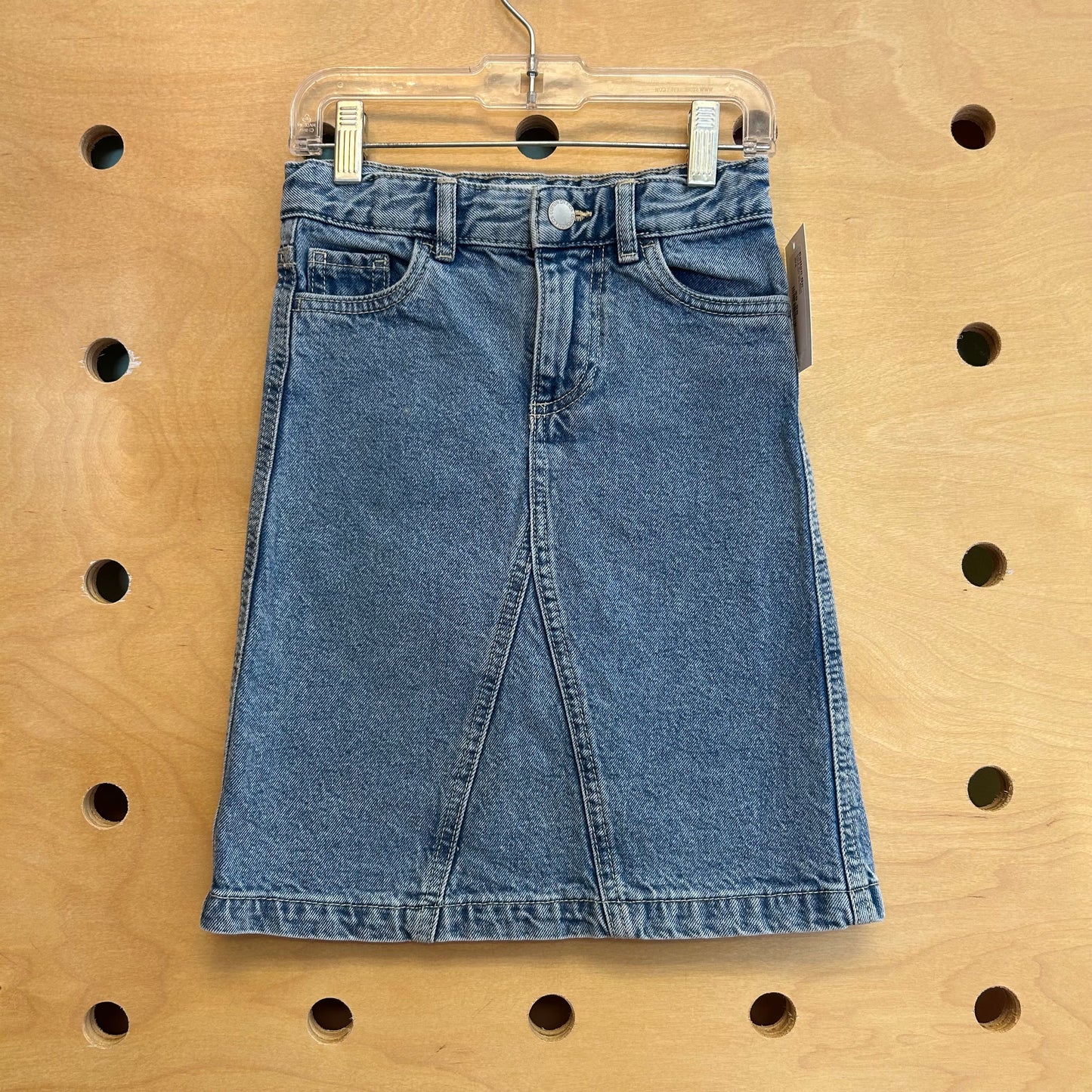 Long Denim Skirt