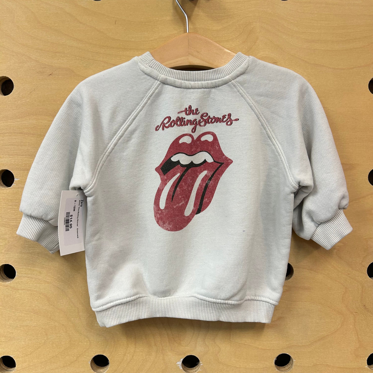 White 'The Rolling Stones' Crewneck