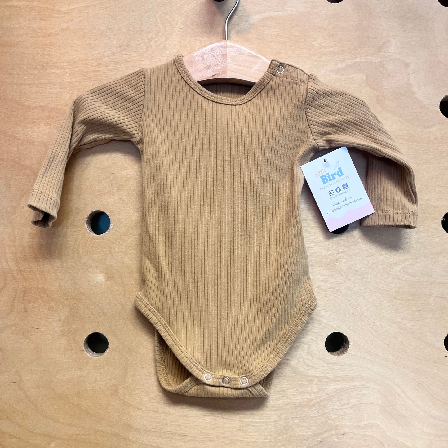 Mustard Ribbed Bodysuit