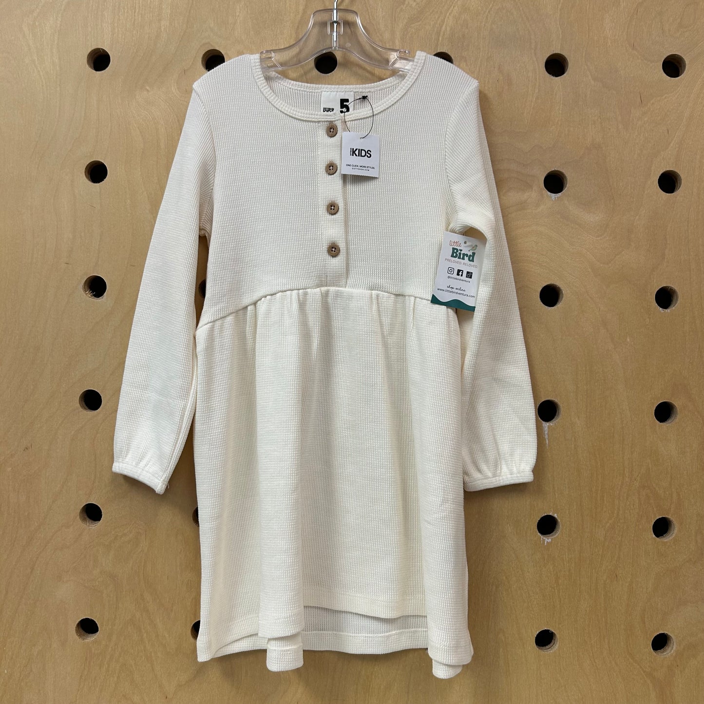 Cream Waffle Dress NEW!