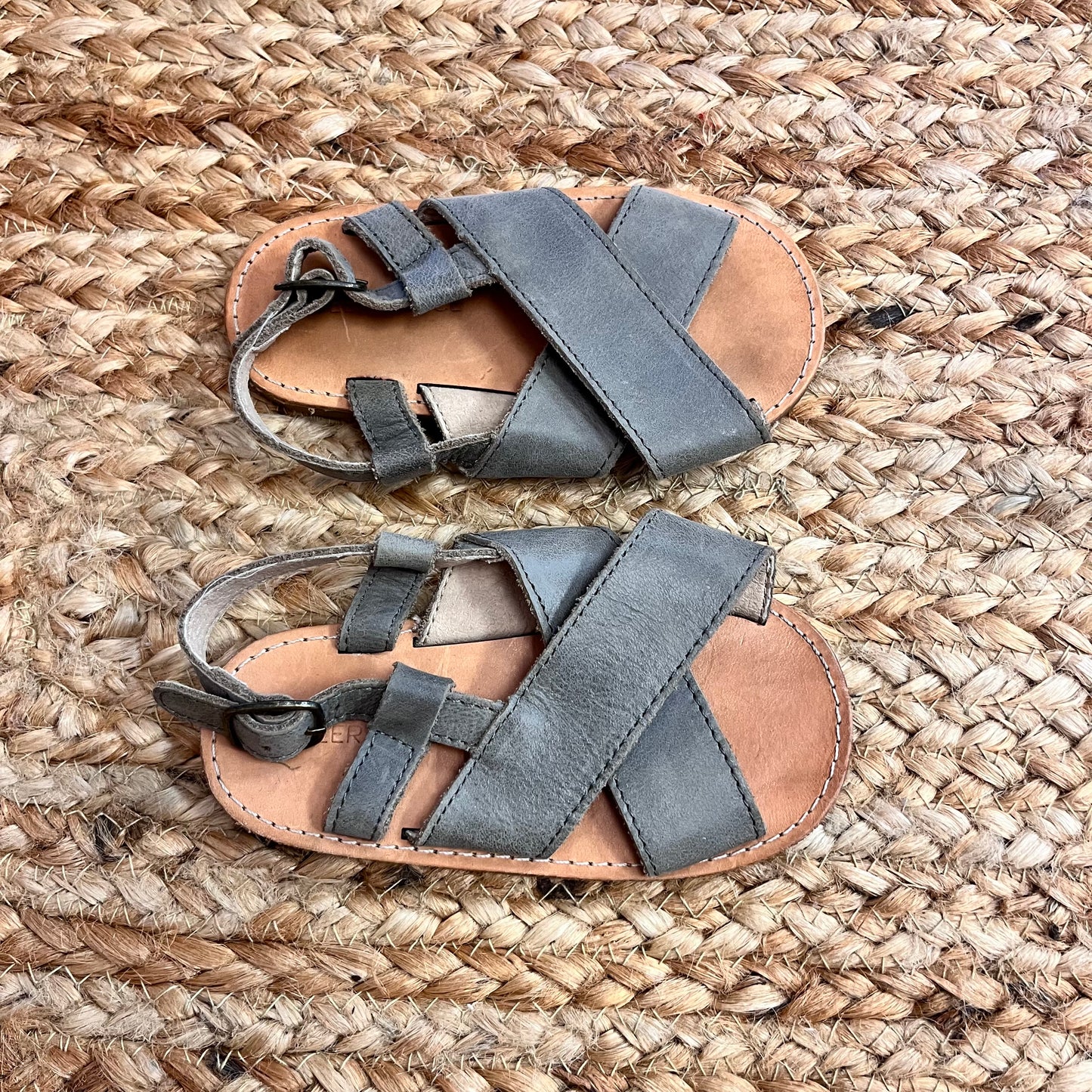 Green Strap Sandals