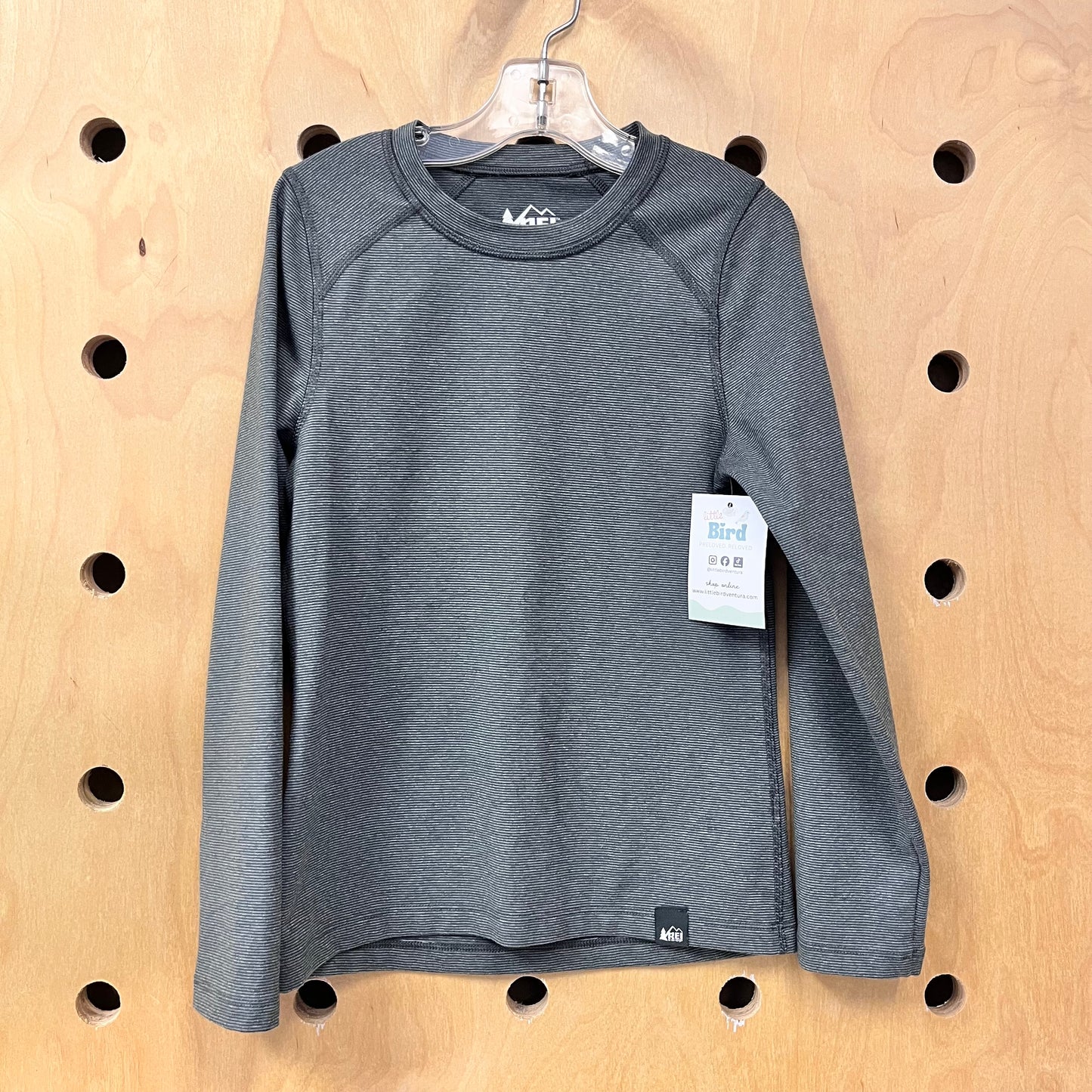 Grey Striped Tee