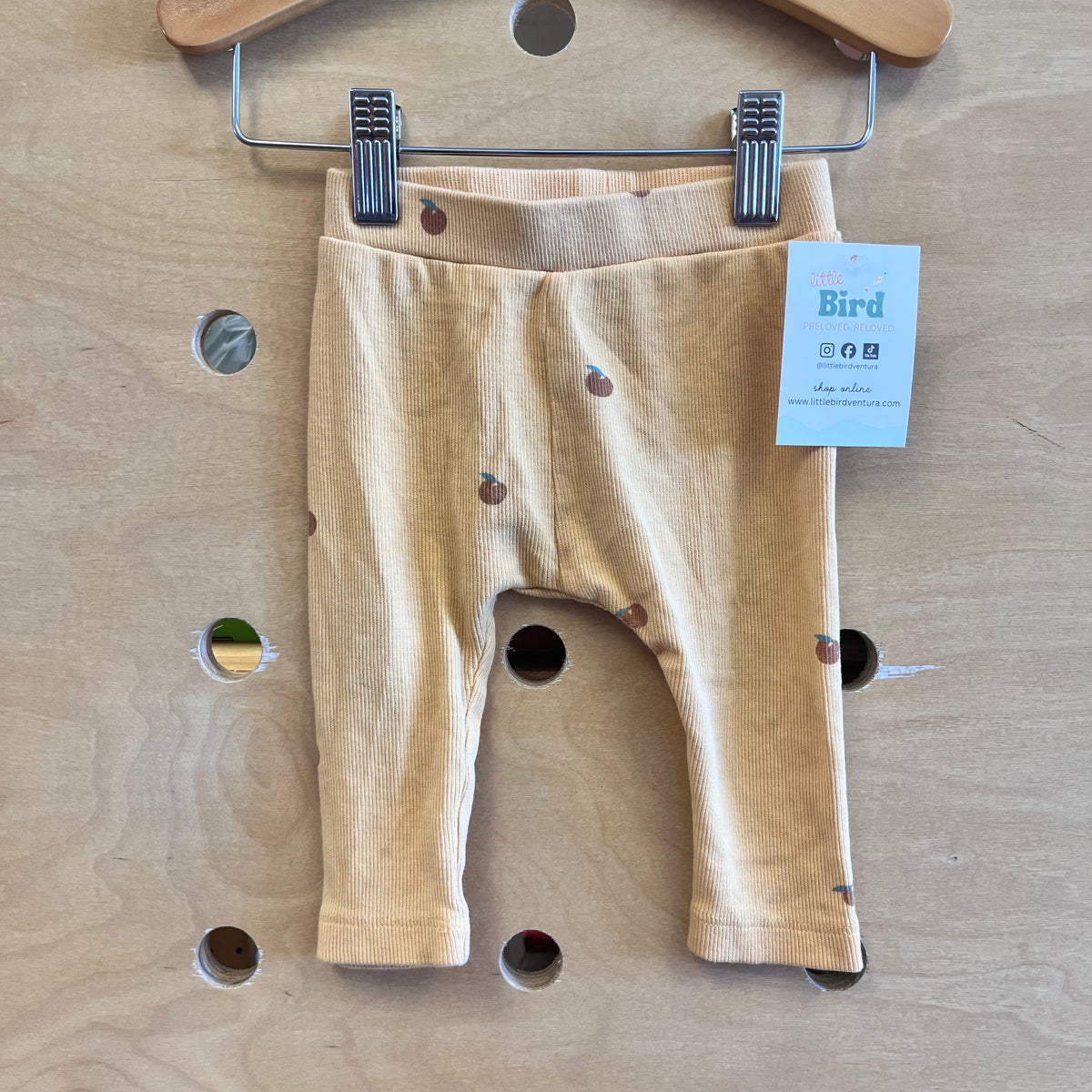 Organic Yellow Citrus Leggings