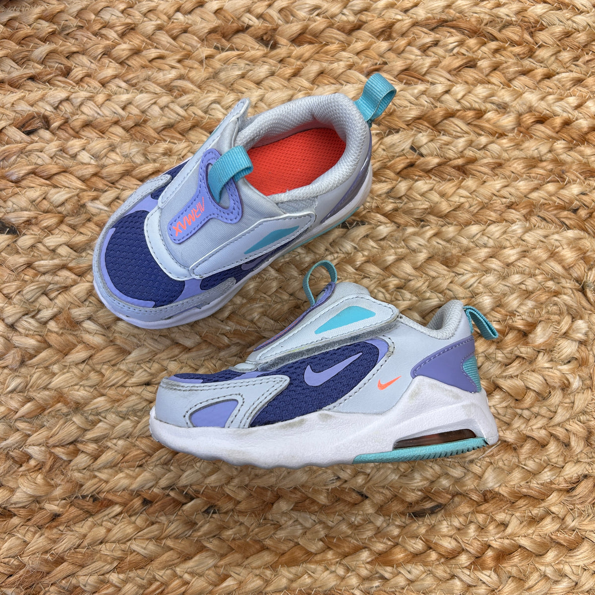 Purple & White Air Max Sneakers