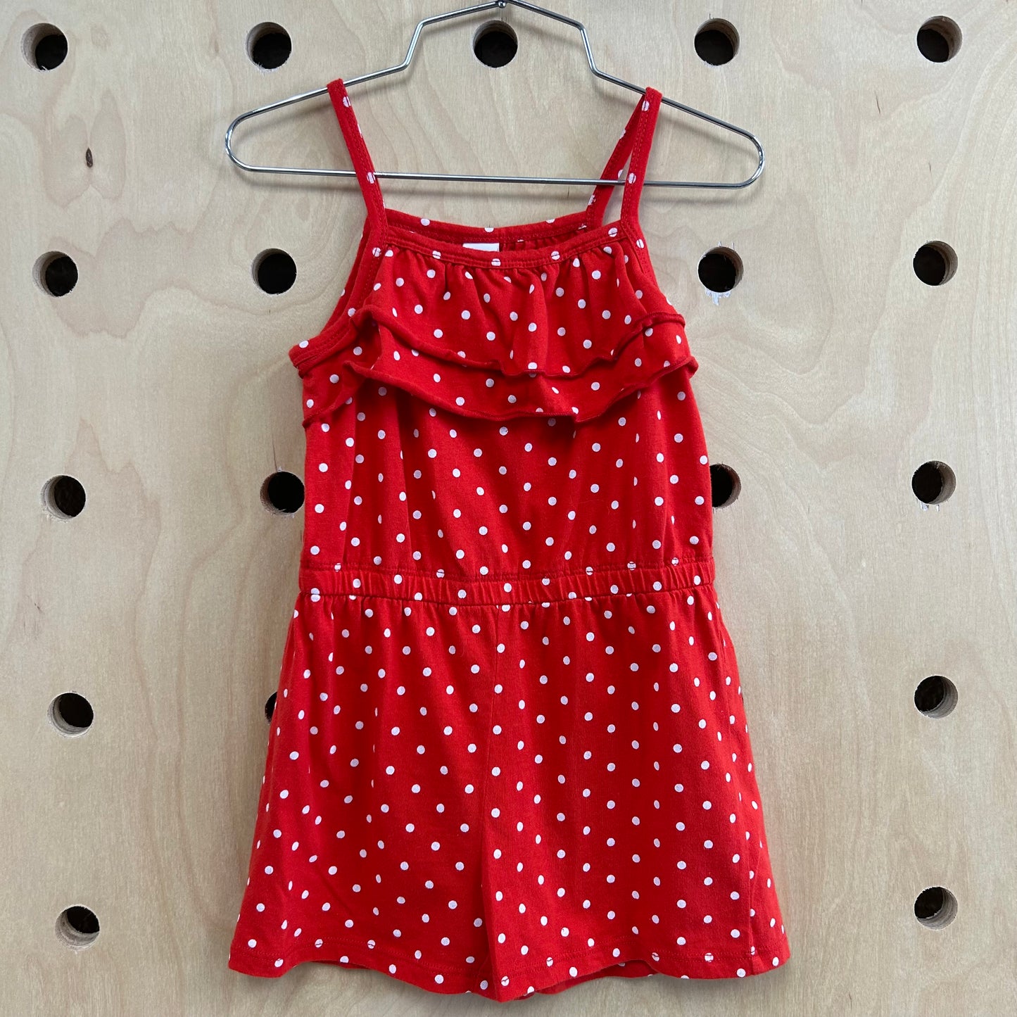 Red Polka Dot Romper