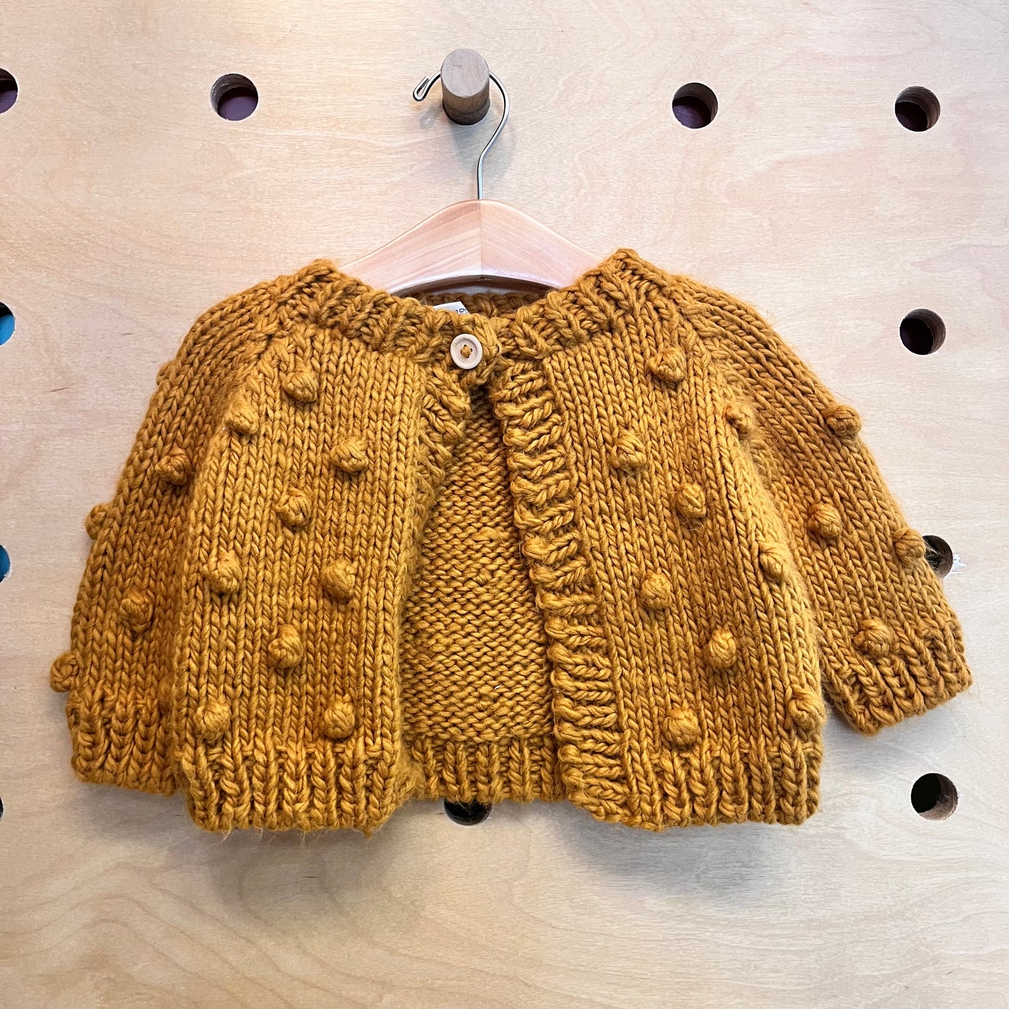 Marigold Pom Knit Cardigan