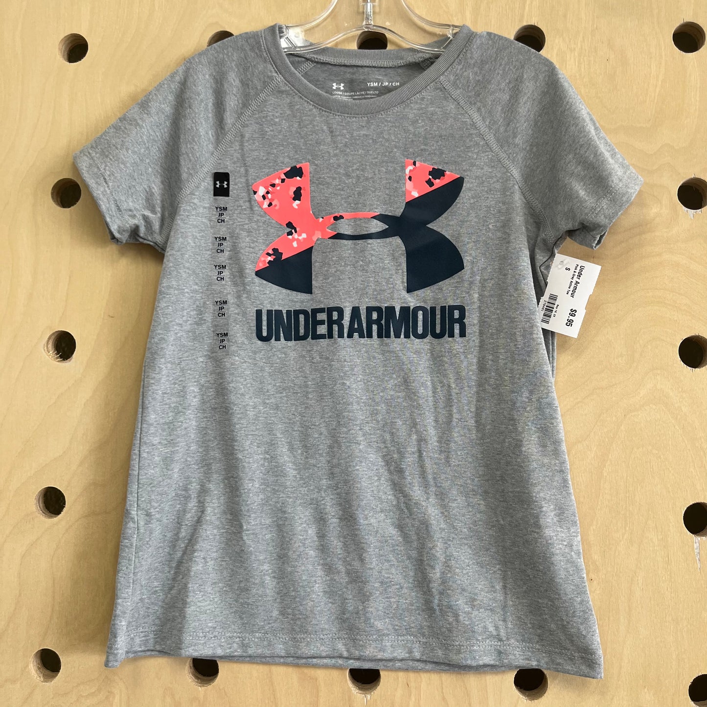 Pink & Grey Active Tee
