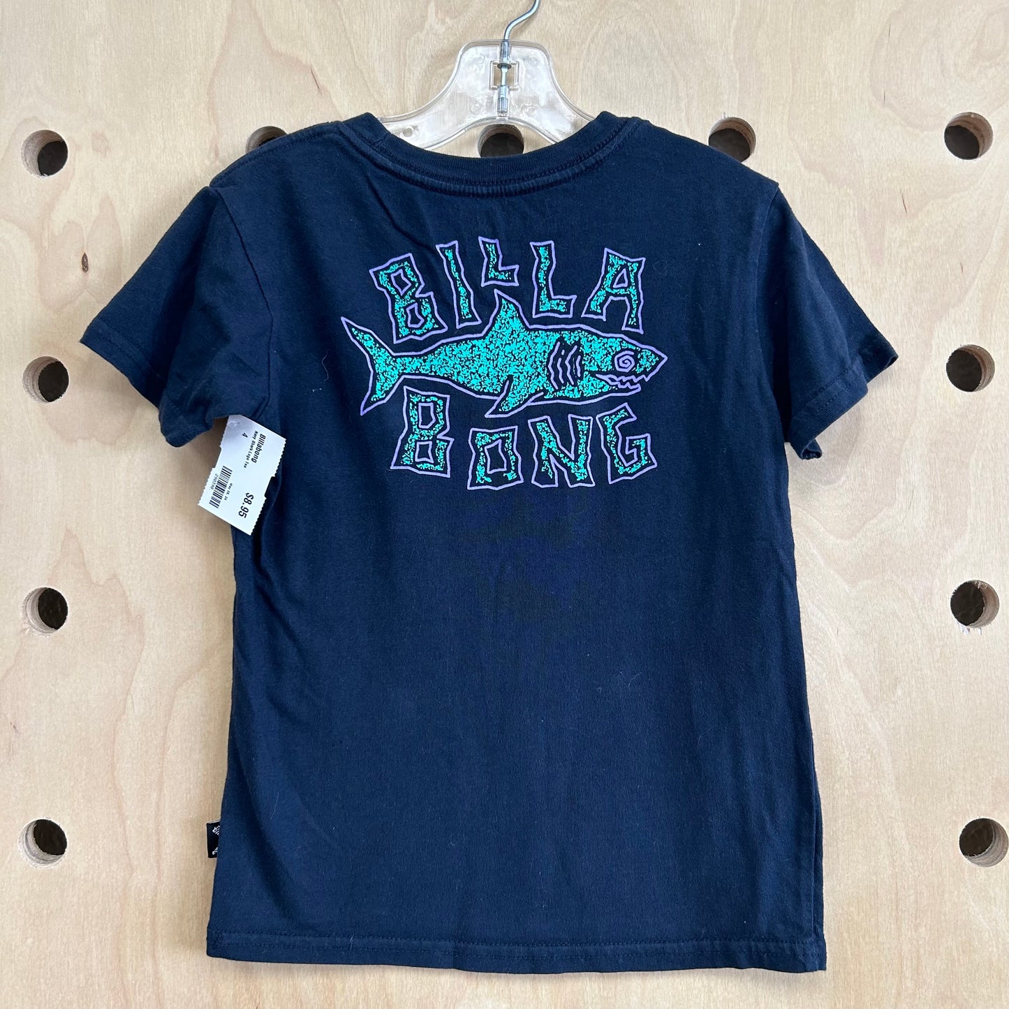 Navy Shark Logo Tee