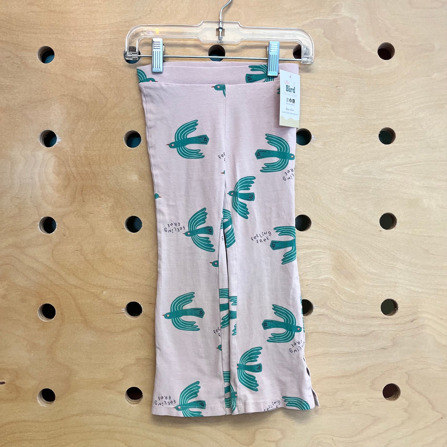 Pink Feeling Free Bird Leggings