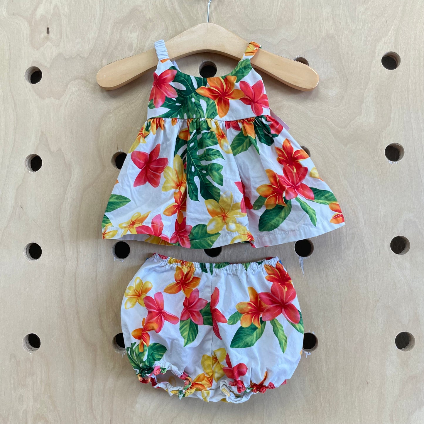 White Hibiscus Dress