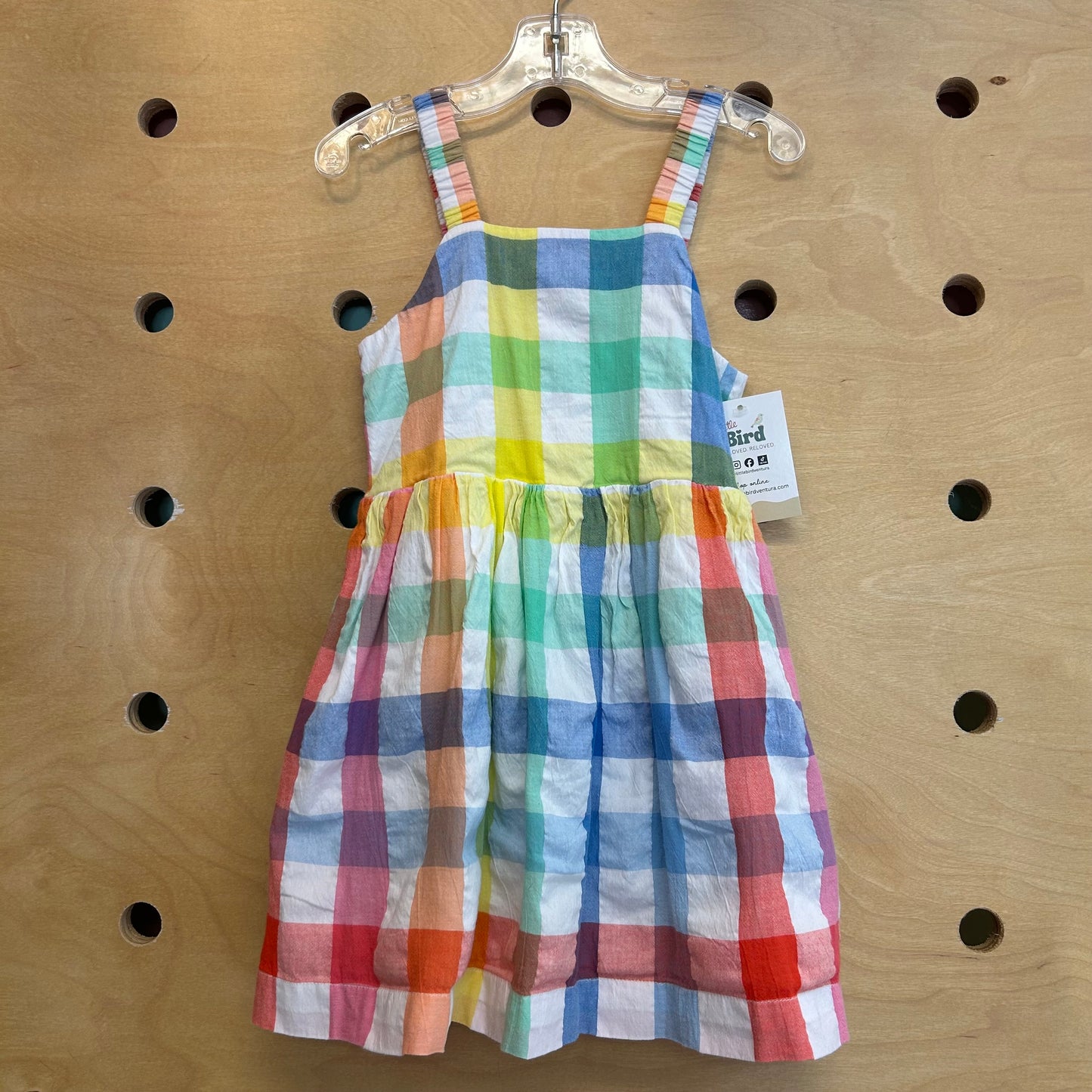 Bright Madras Plaid Dress