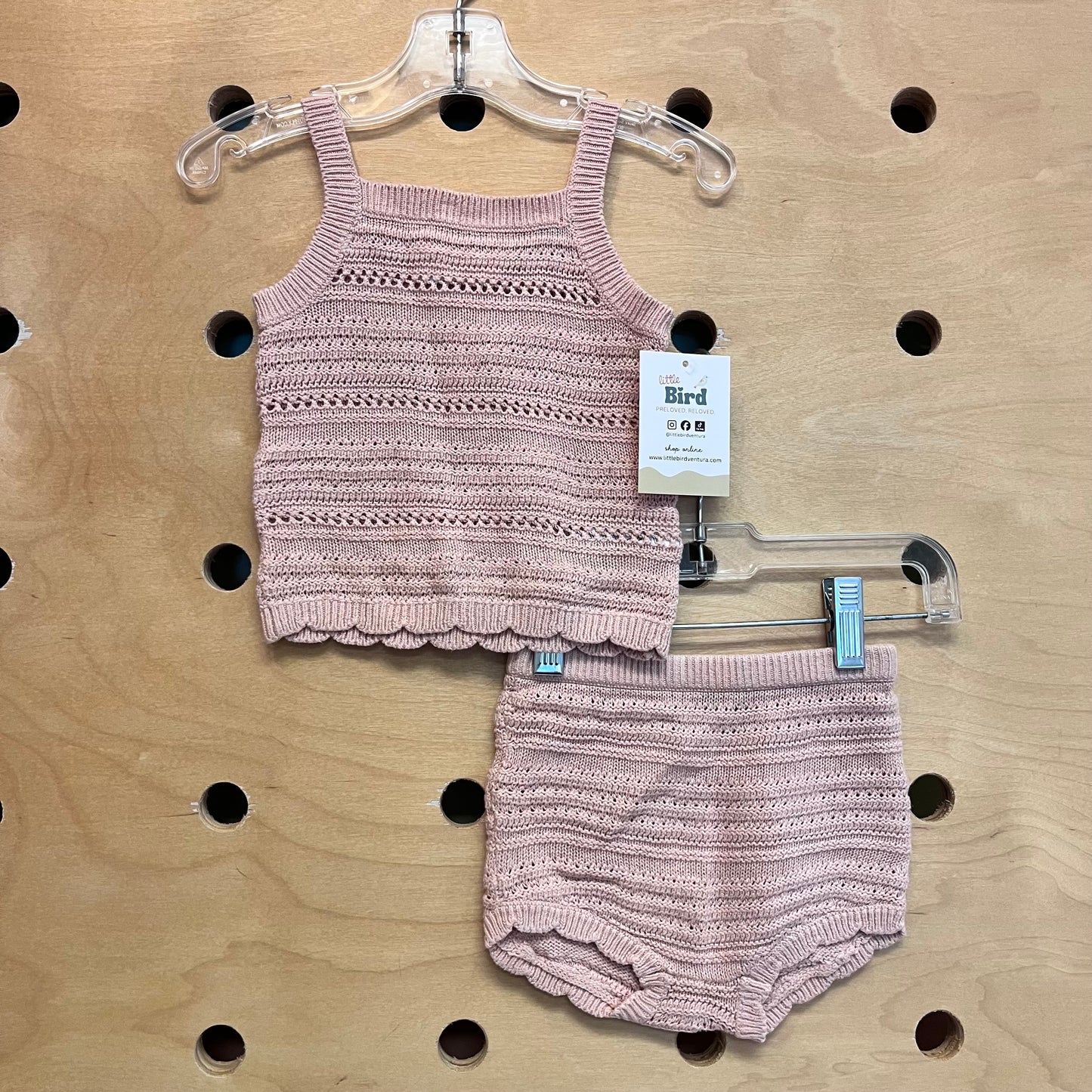 Pink Crocheted Outfit