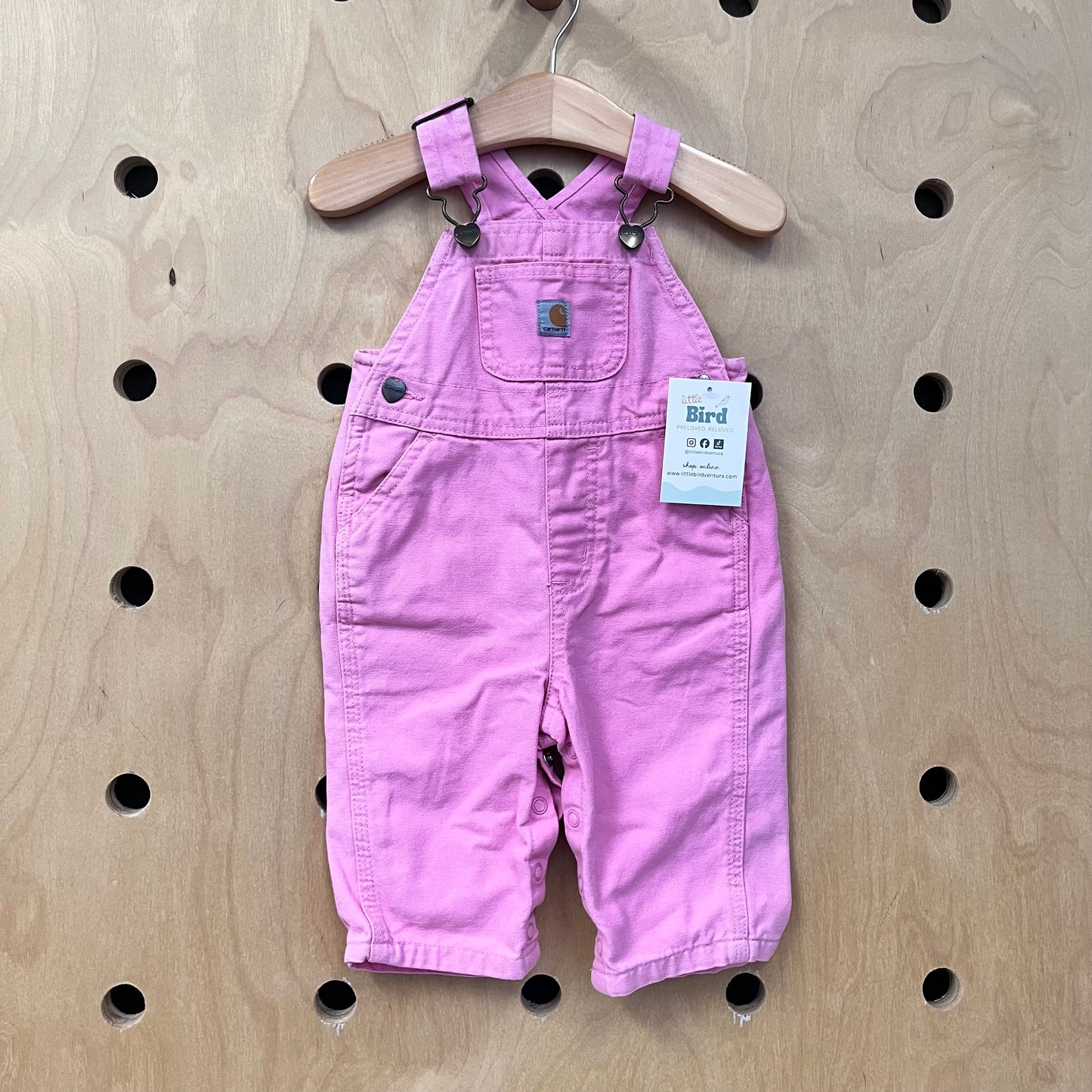 Pink Cotton Overalls