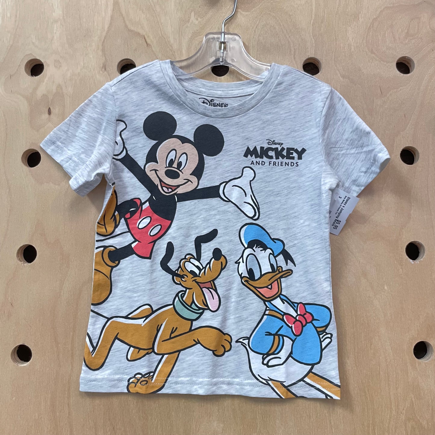 Grey Mickey & Friends Tee