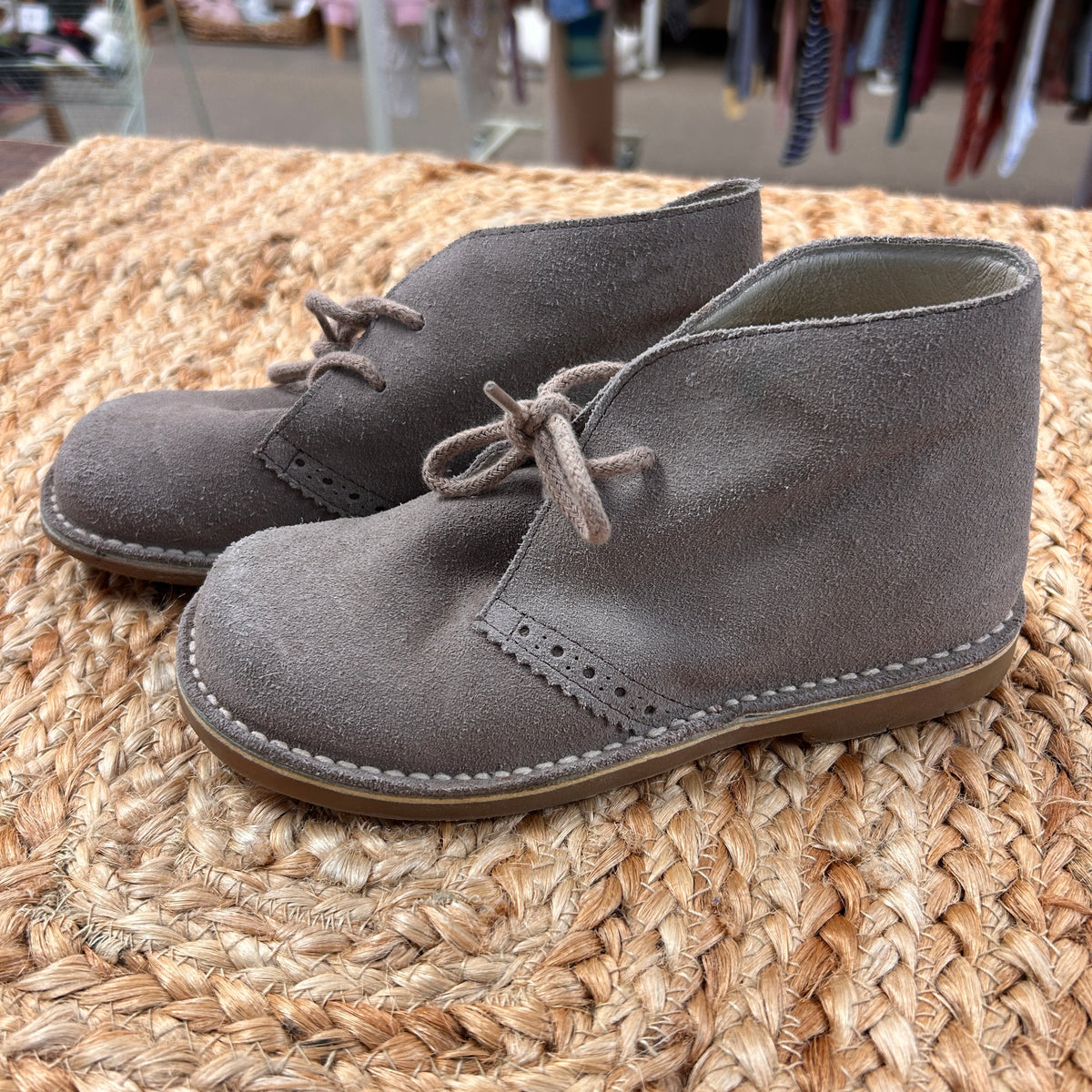 Taupe Suede Boots