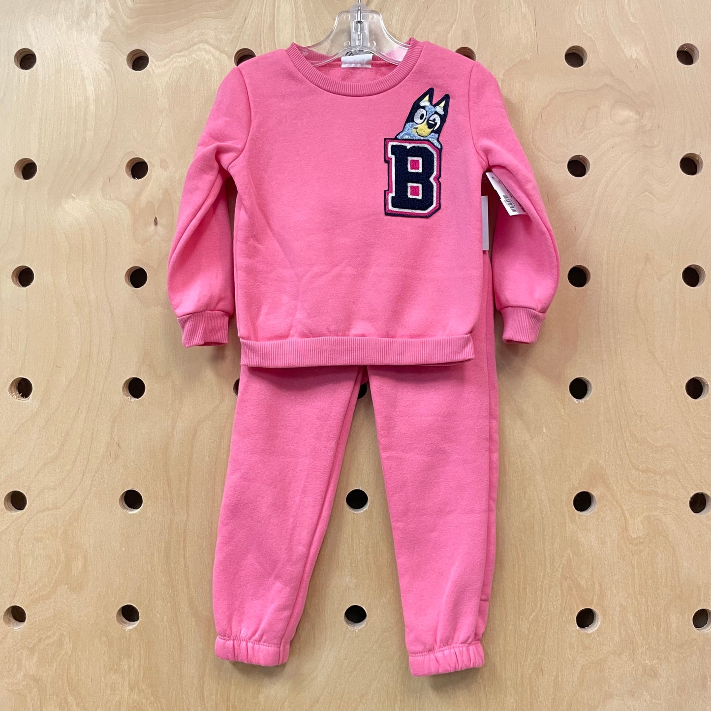 Pink Bluey Fleece Outfit NEW!
