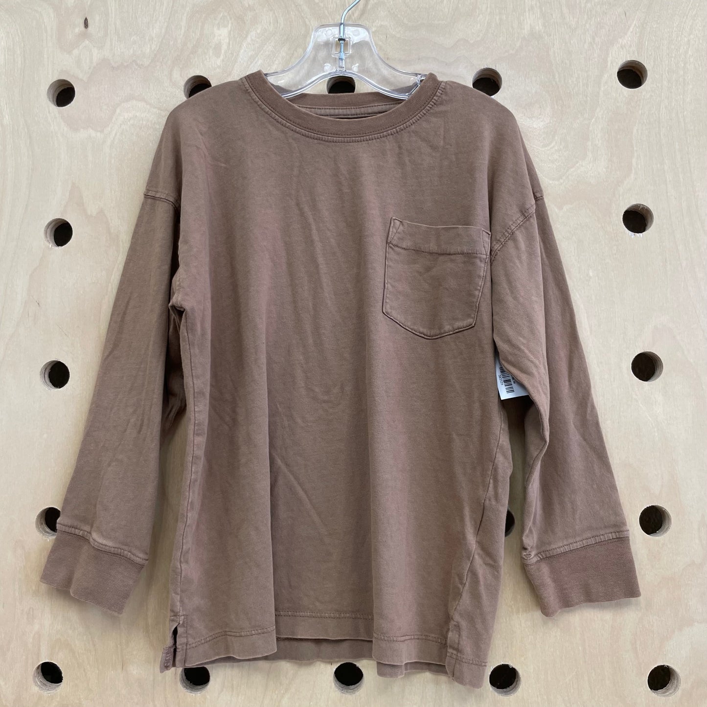 Brown Pocket Long Sleeve