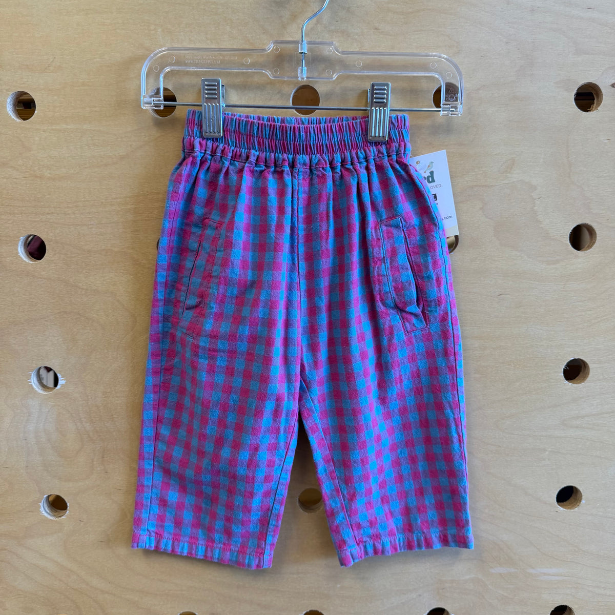 Pink/Blue Gingam Pants
