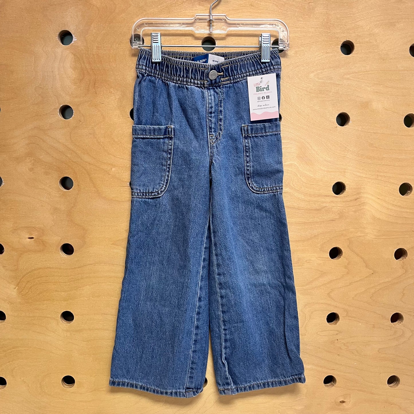 Wide Leg Pull-On Demim