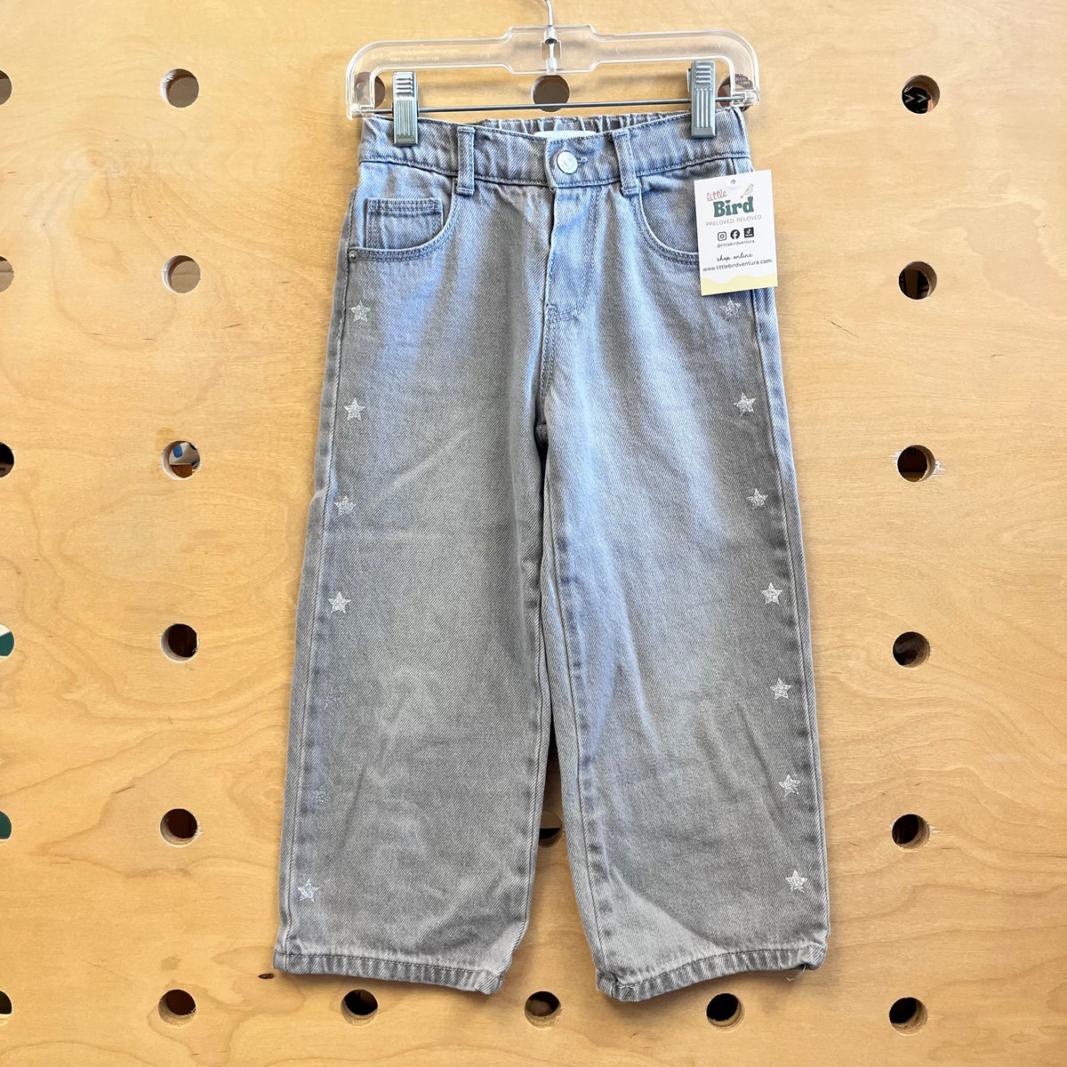Grey/Silver Stars Denim