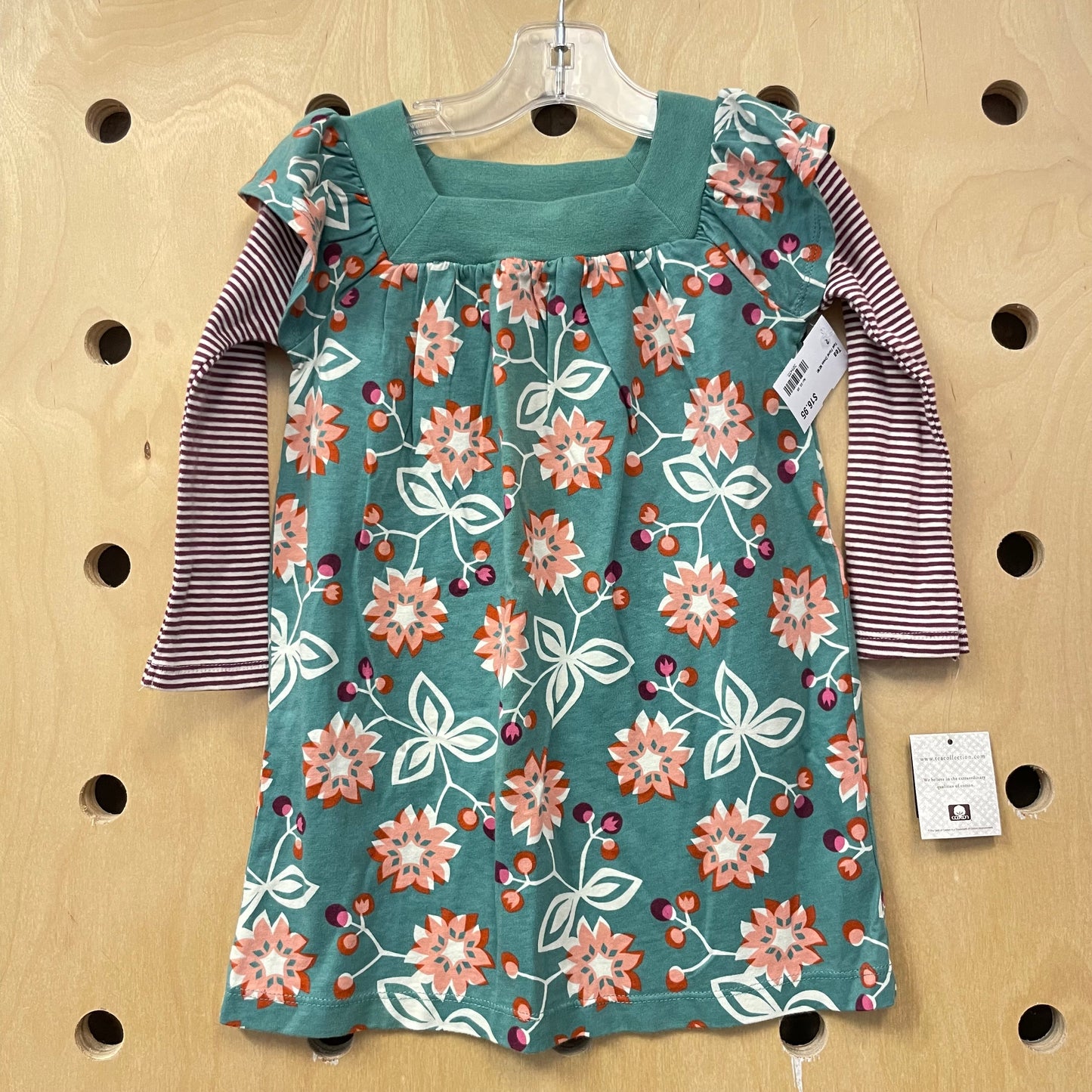 Teal Floral Dress NEW!