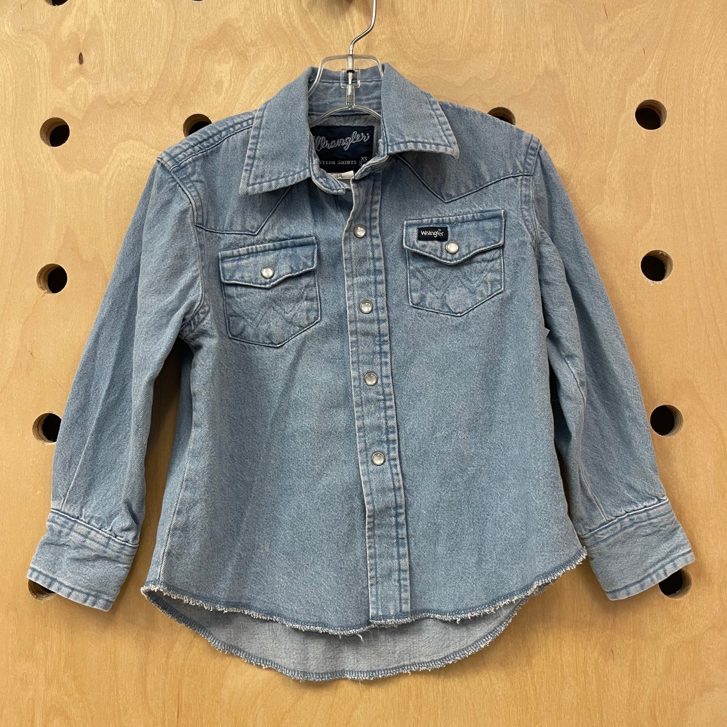 Denim Pearl Snap Western Shirt