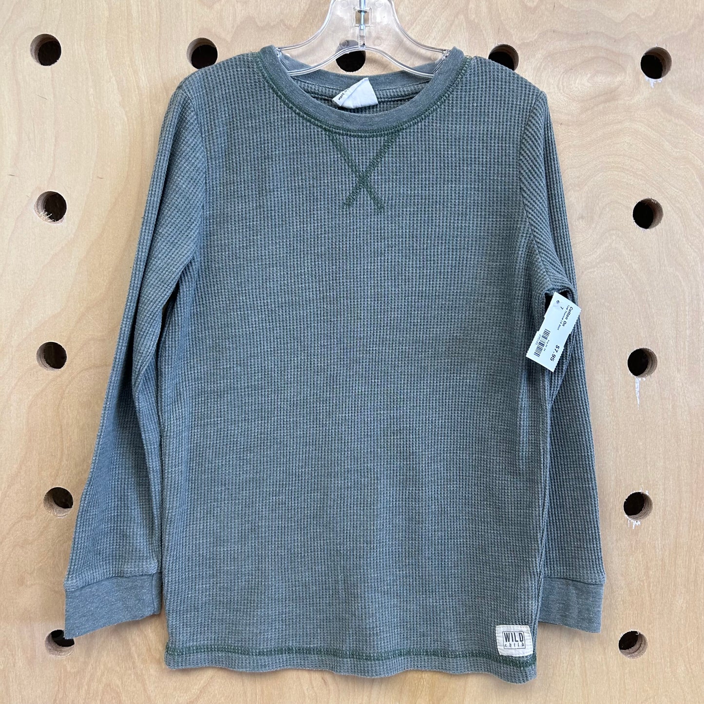 Teal Thermal LS Shirt