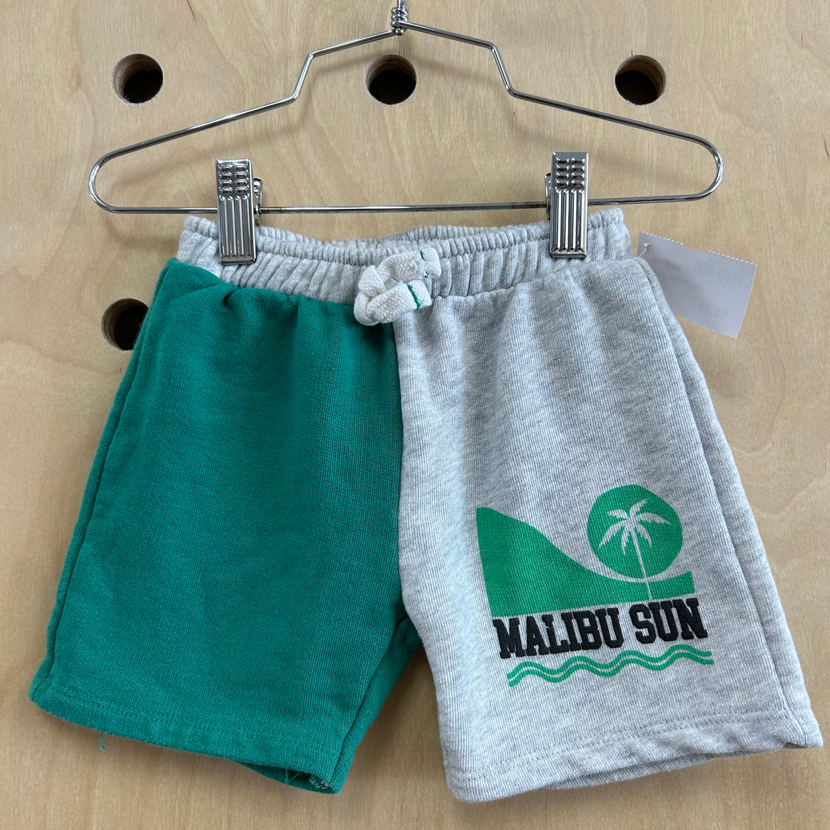 Grey & Green Malibu Sun Shorts