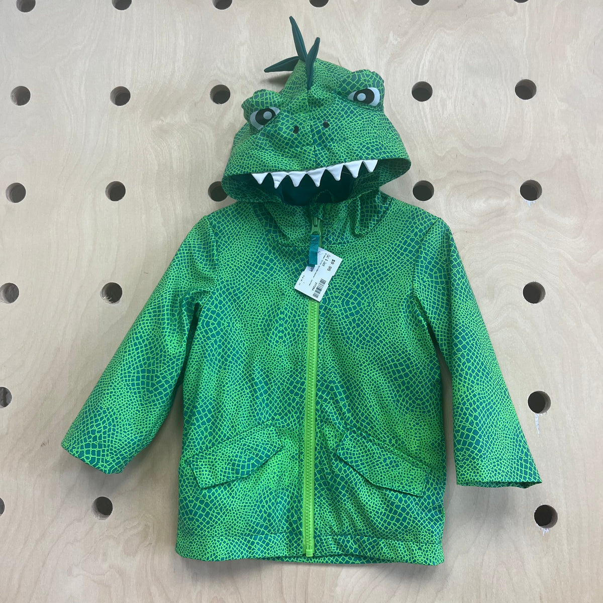 Green Dino Windbreaker Jacket