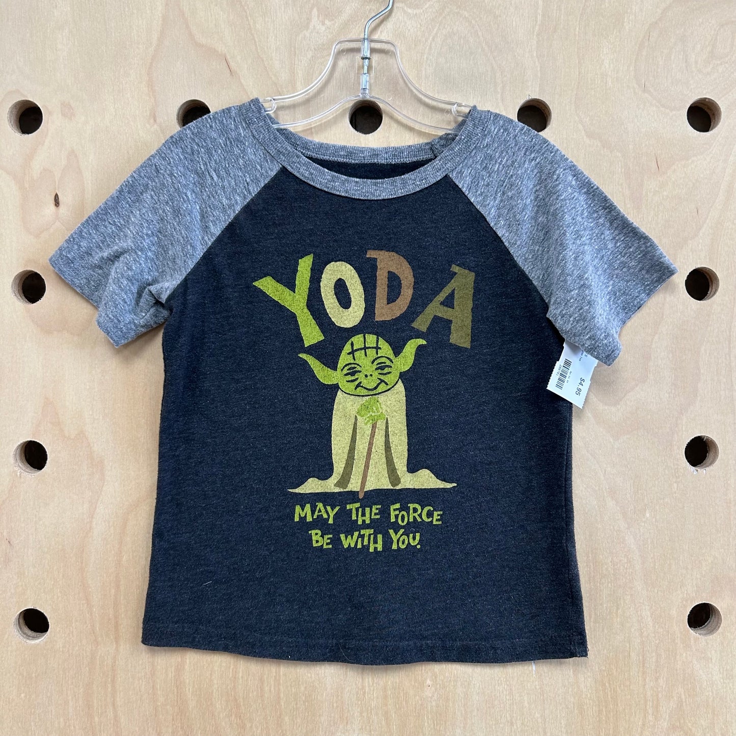 Grey Yoga Raglan Tee