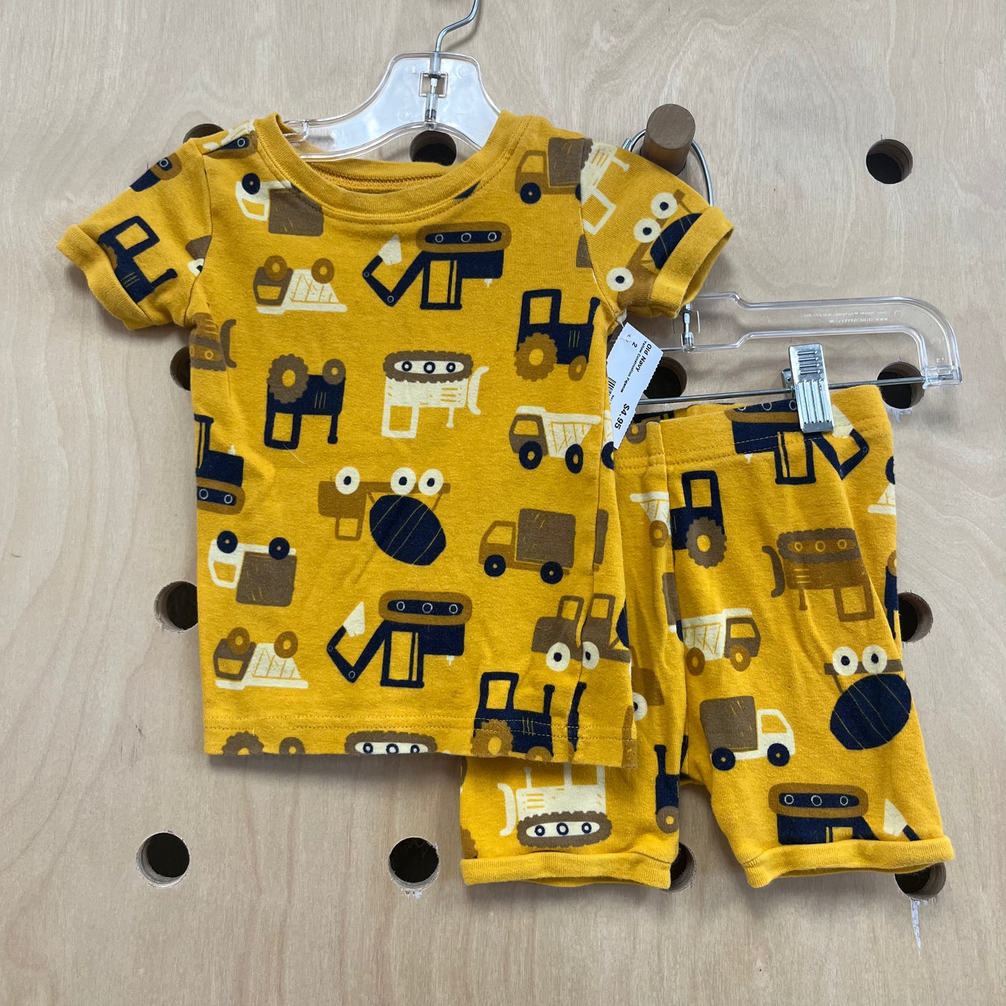 Yellow Construction Pajamas