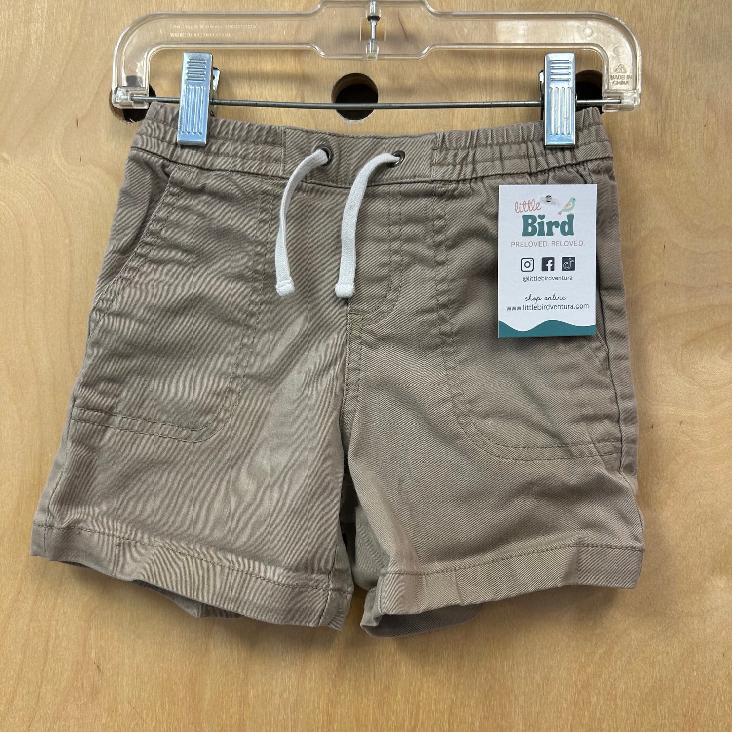 Brown Pull On Shorts