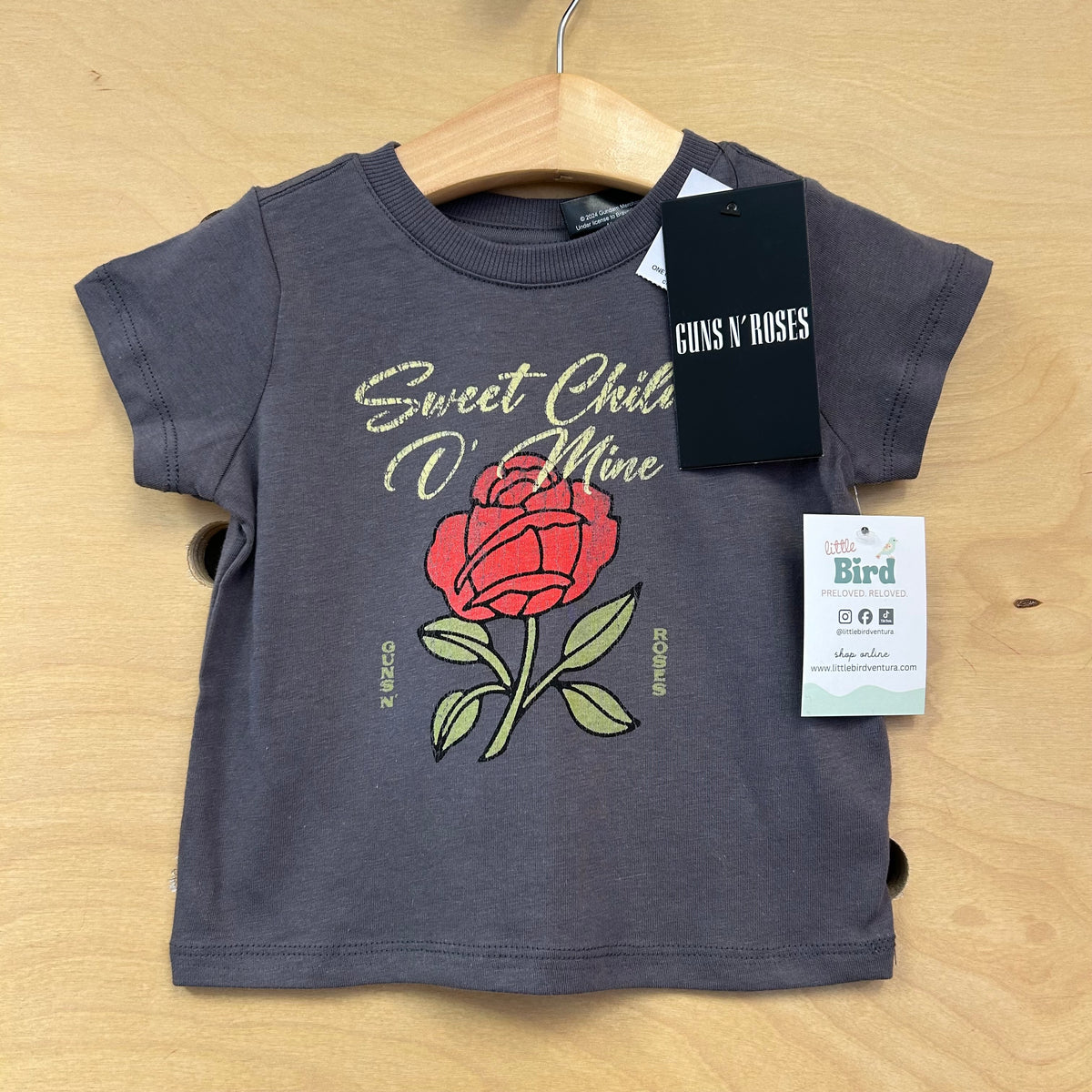 Grey Sweet Child O' MIne Tee NEW!